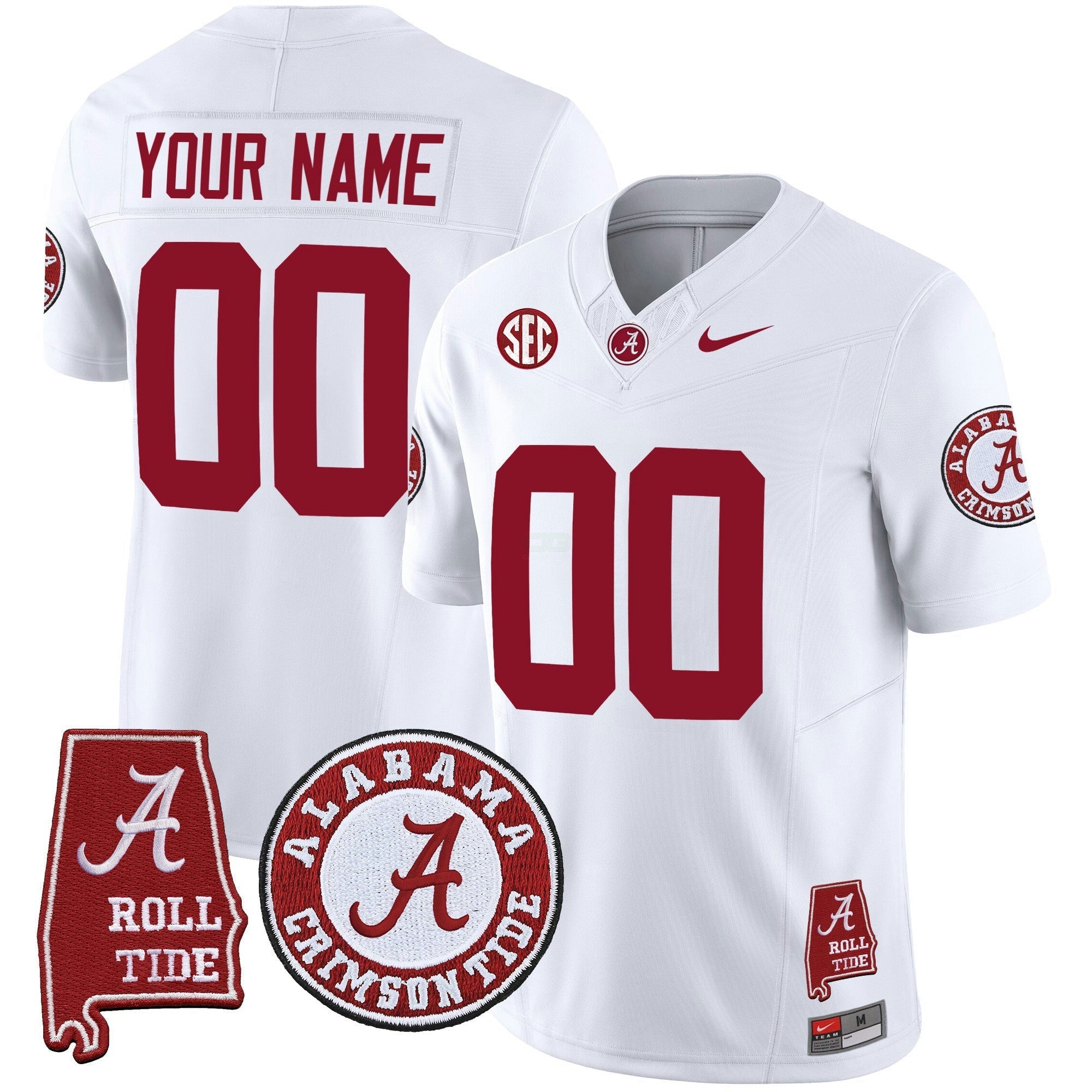 Camisa NCAA Vapor Limited Jersey V4 - Alabama Map