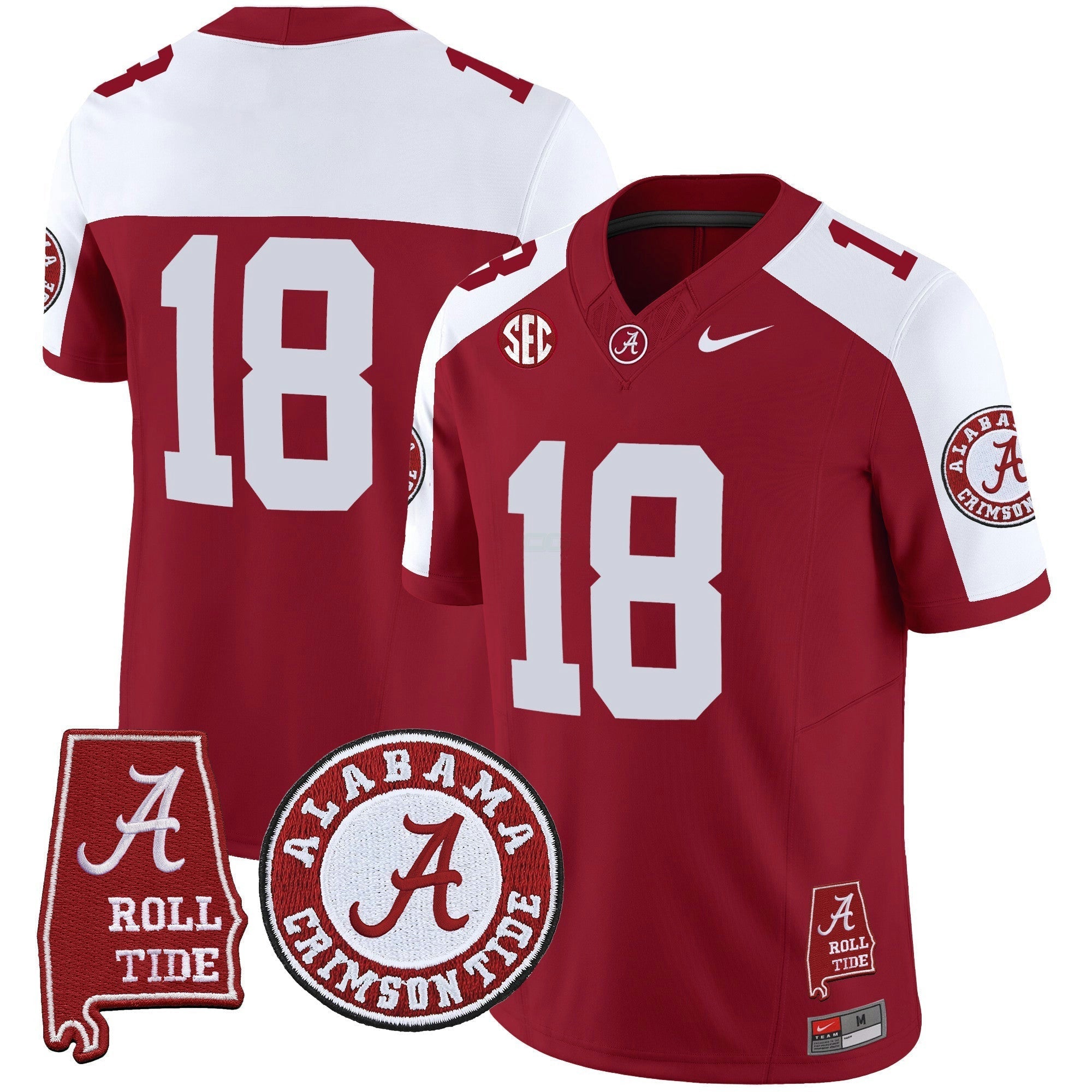 Camisa NCAA Vapor Limited Jersey V4 - Alabama Map