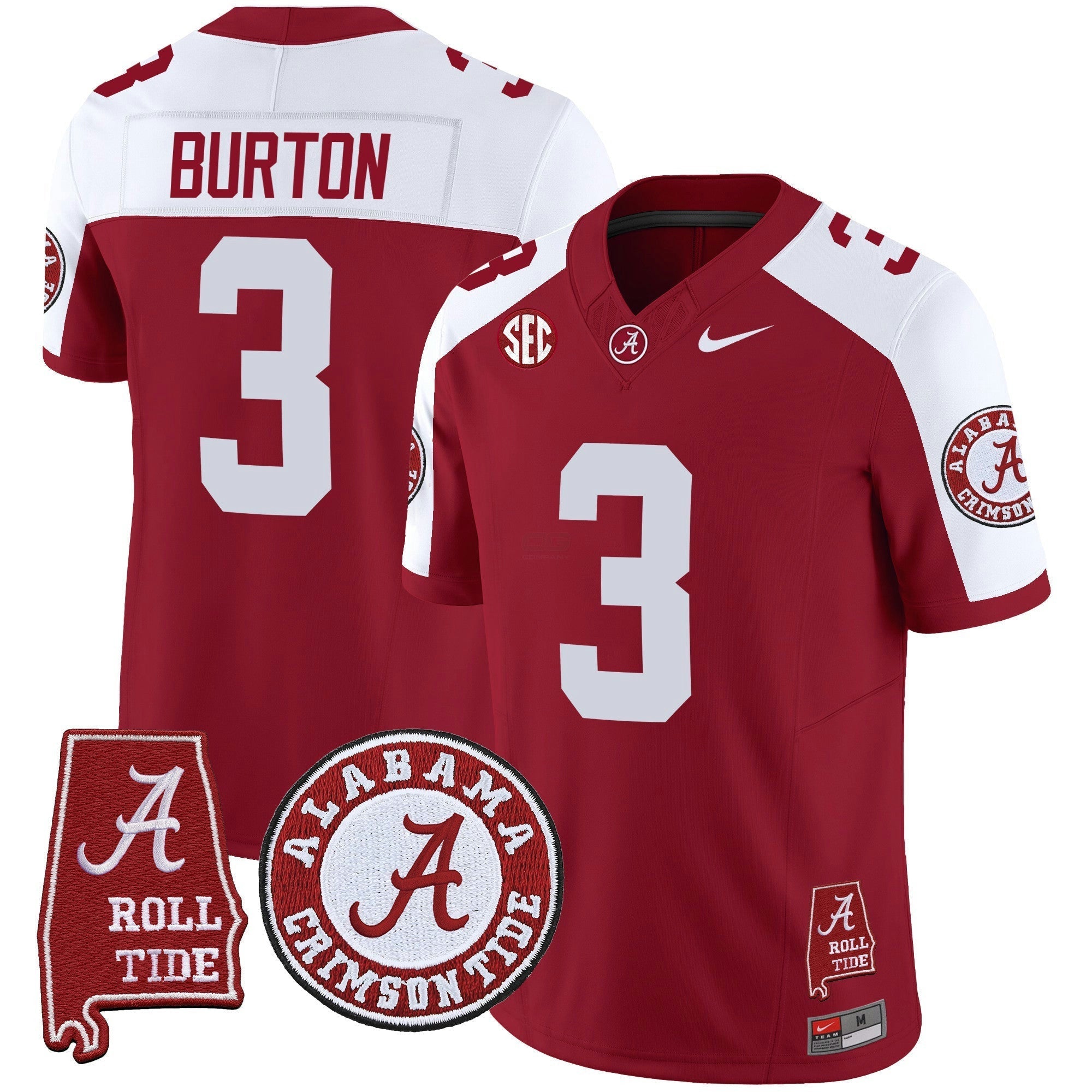 Camisa NCAA Vapor Limited Jersey V4 - Alabama Map