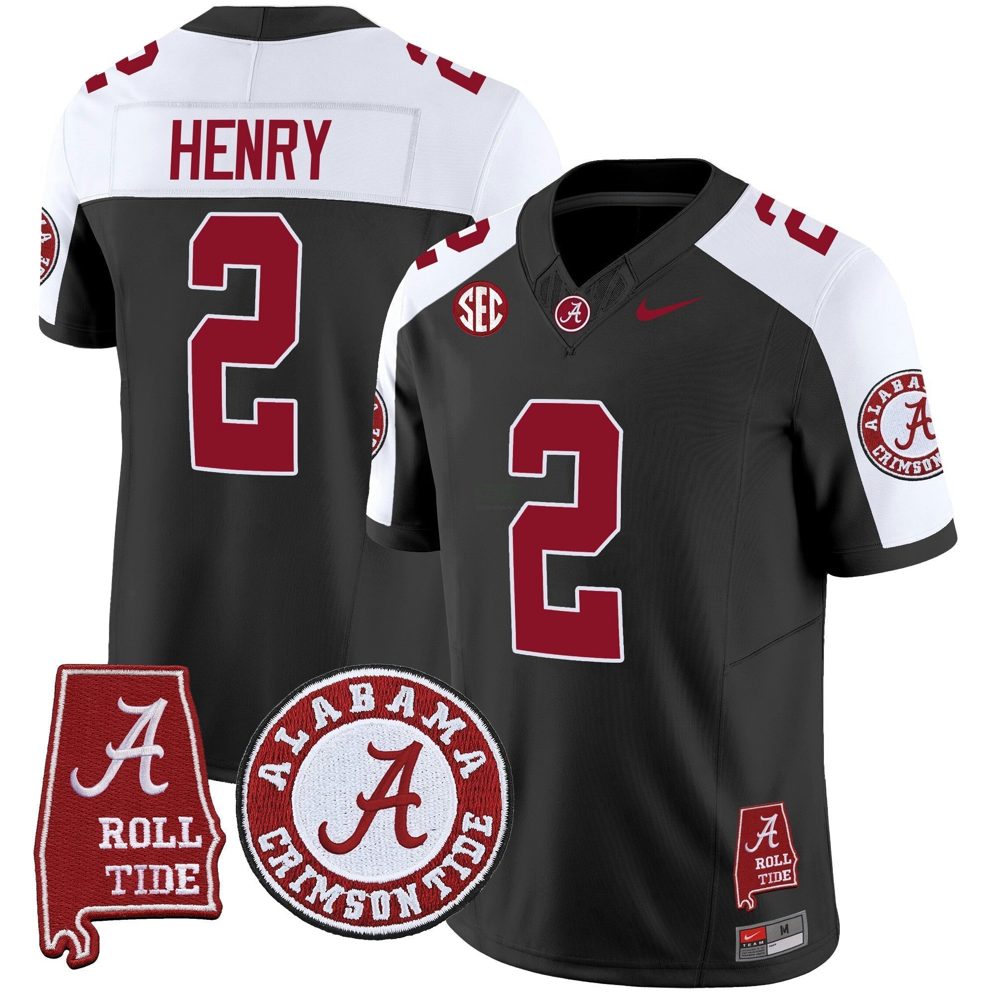 Camisa NCAA Vapor Limited Jersey V4 - Alabama Map