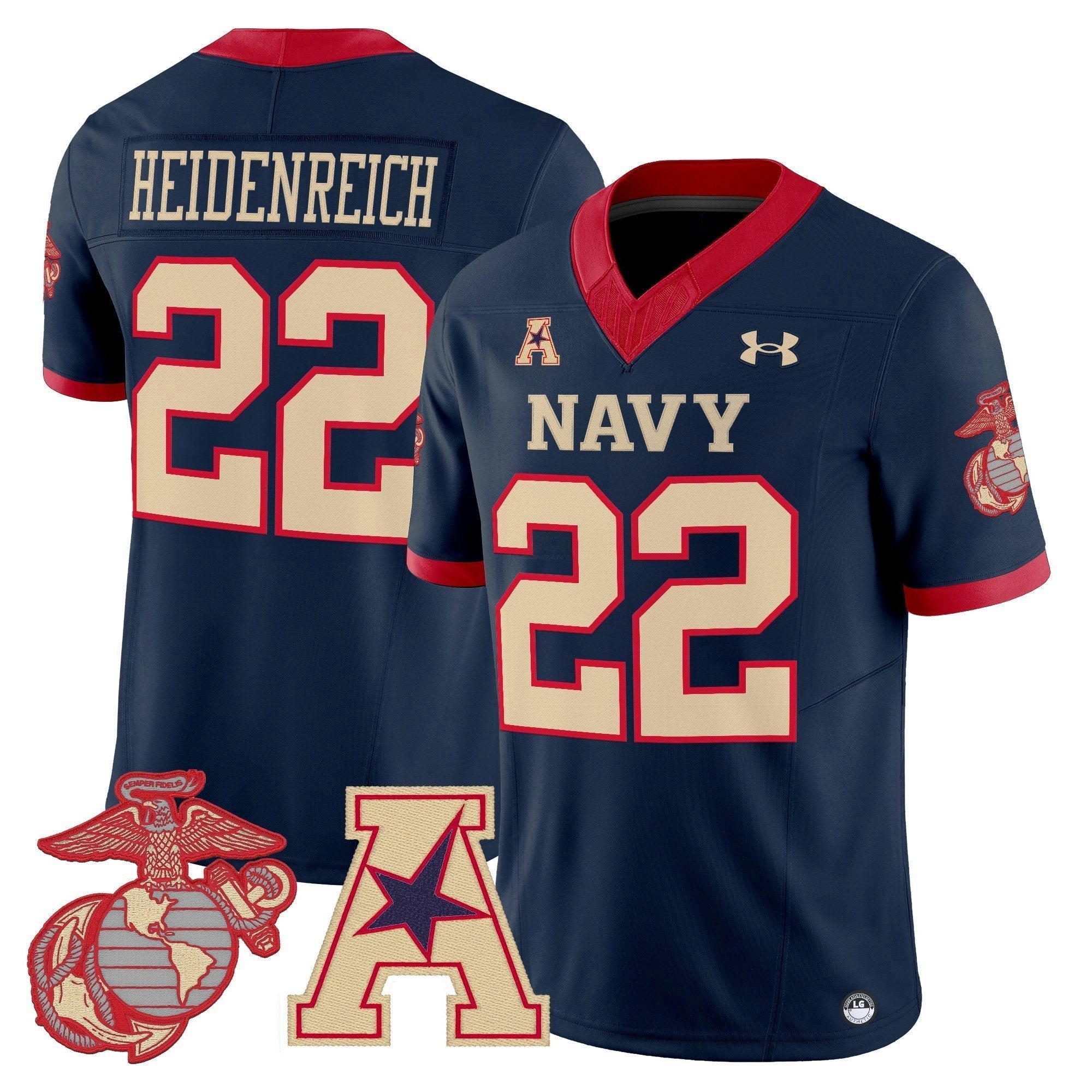 Camisa NCAA Vapor USMC Premier Jersey