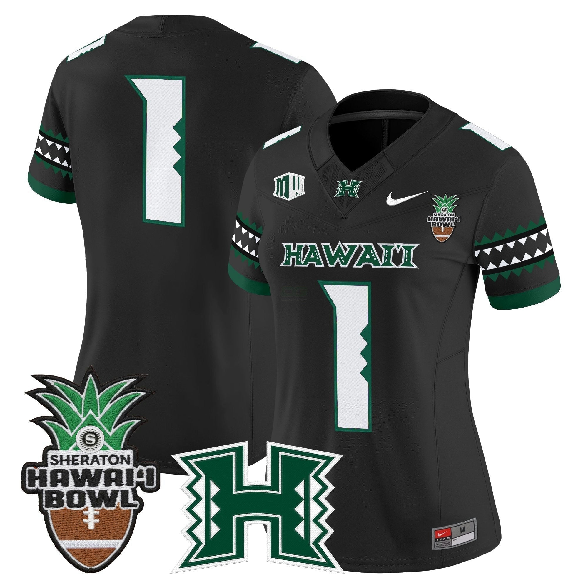 Camisa NCAA Women's 2025 Hawai'i Bowl Vapor Limited Jersey
