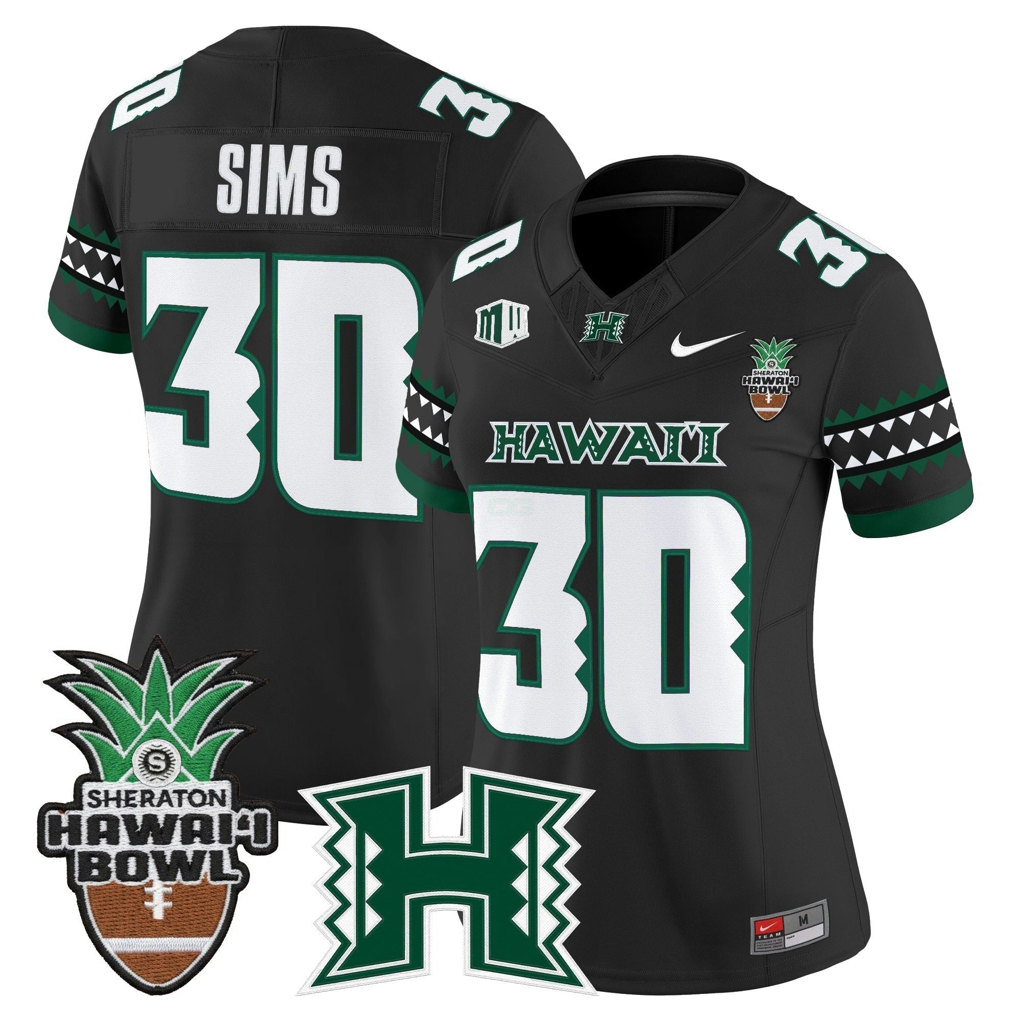 Camisa NCAA Women's 2025 Hawai'i Bowl Vapor Limited Jersey