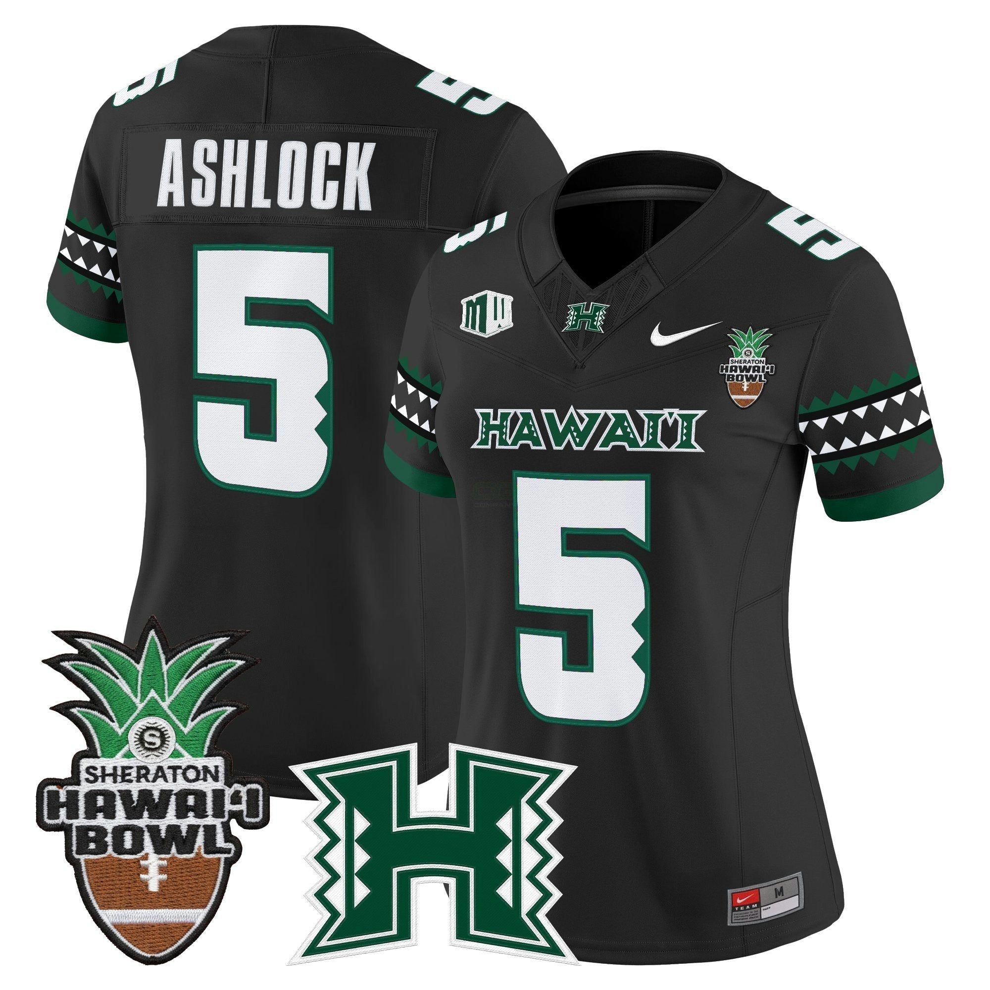 Camisa NCAA Women's 2025 Hawai'i Bowl Vapor Limited Jersey