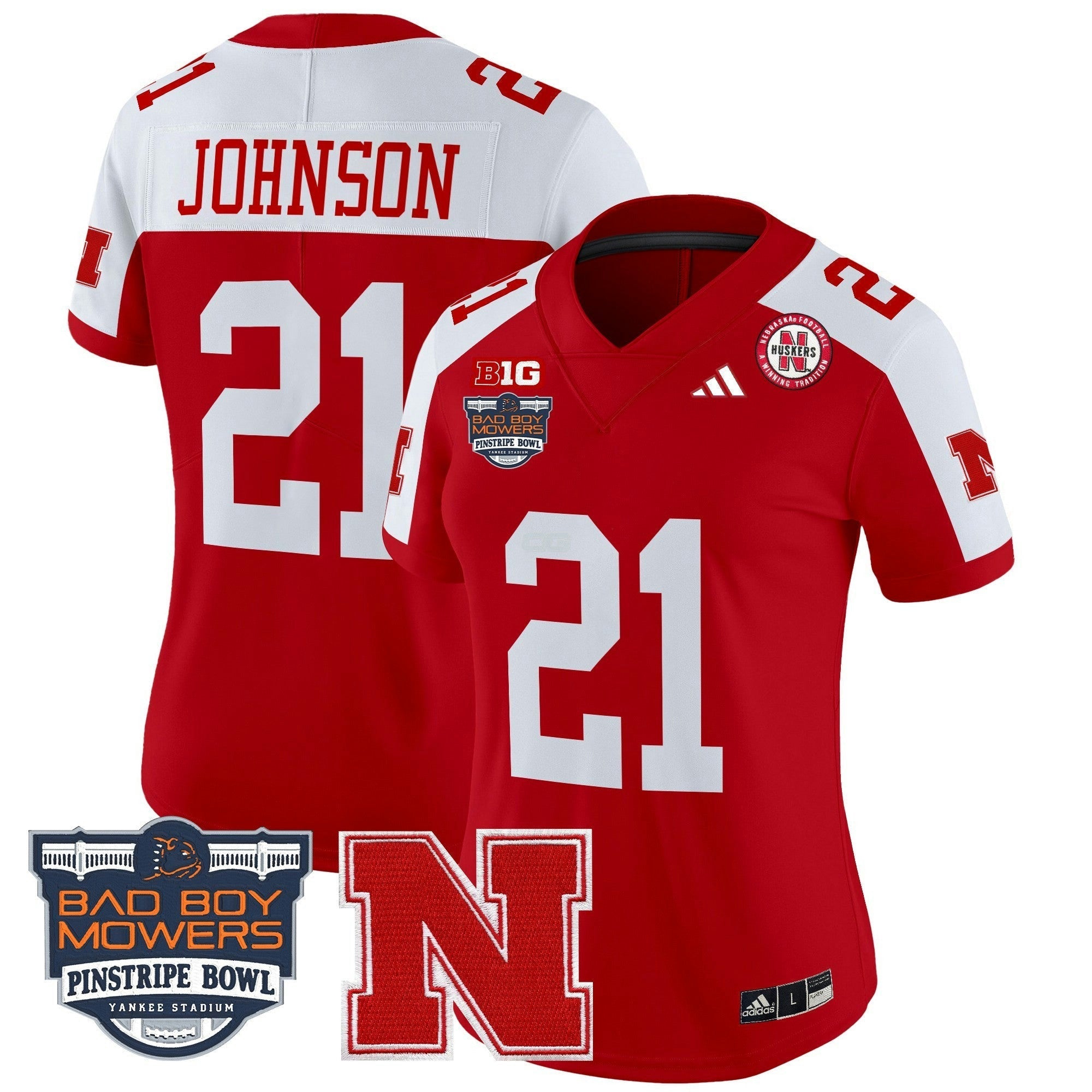Camisa NCAA Women's 2025 Pinstripe Bowl Patch Vapor Limited Jersey