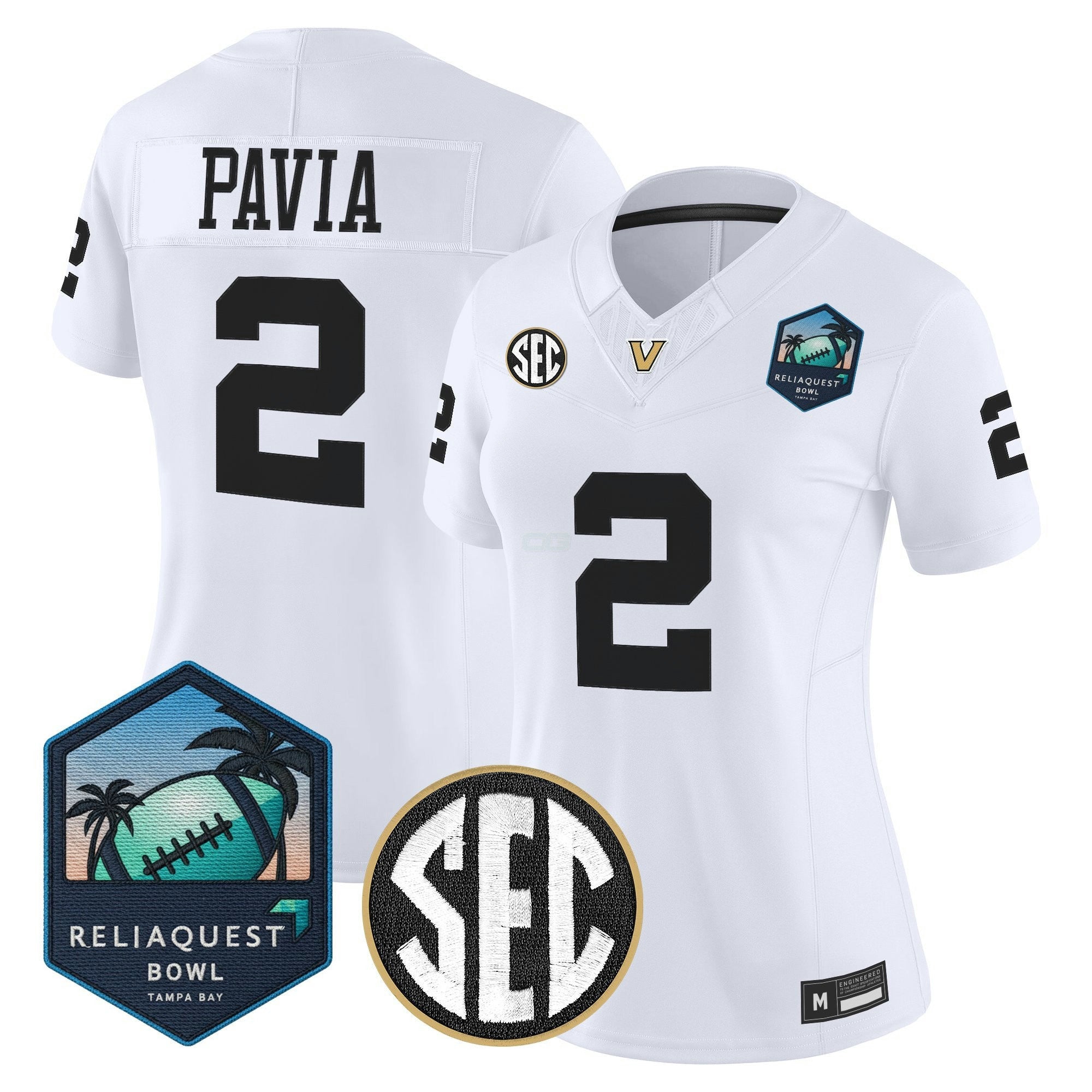 Camisa NCAA Women's 2025 ReliaQuest Bowl Vapor Limited Jersey