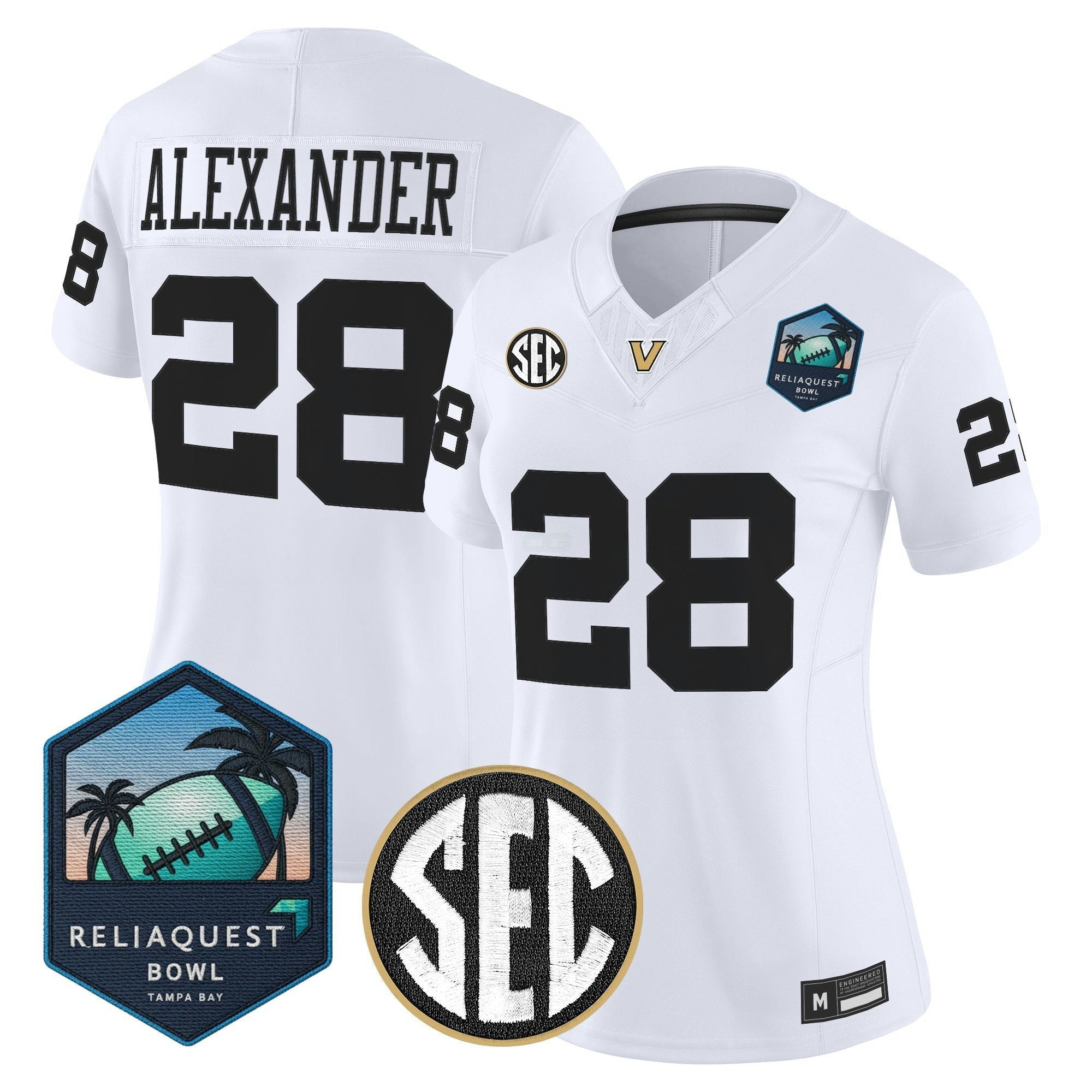 Camisa NCAA Women's 2025 ReliaQuest Bowl Vapor Limited Jersey