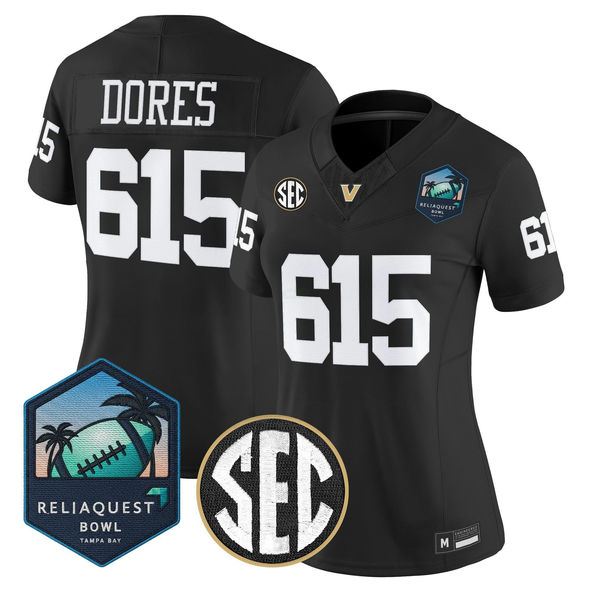 Camisa NCAA Women's 2025 ReliaQuest Bowl Vapor Limited Jersey