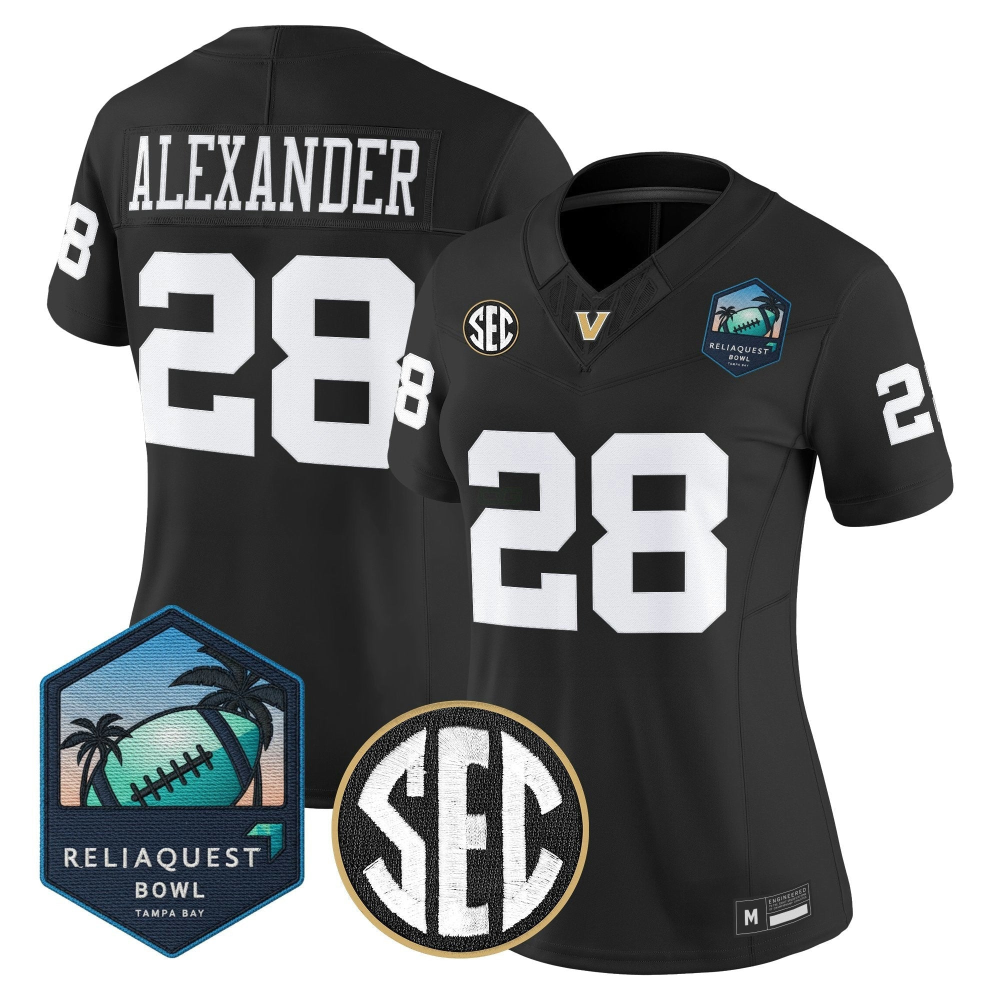 Camisa NCAA Women's 2025 ReliaQuest Bowl Vapor Limited Jersey