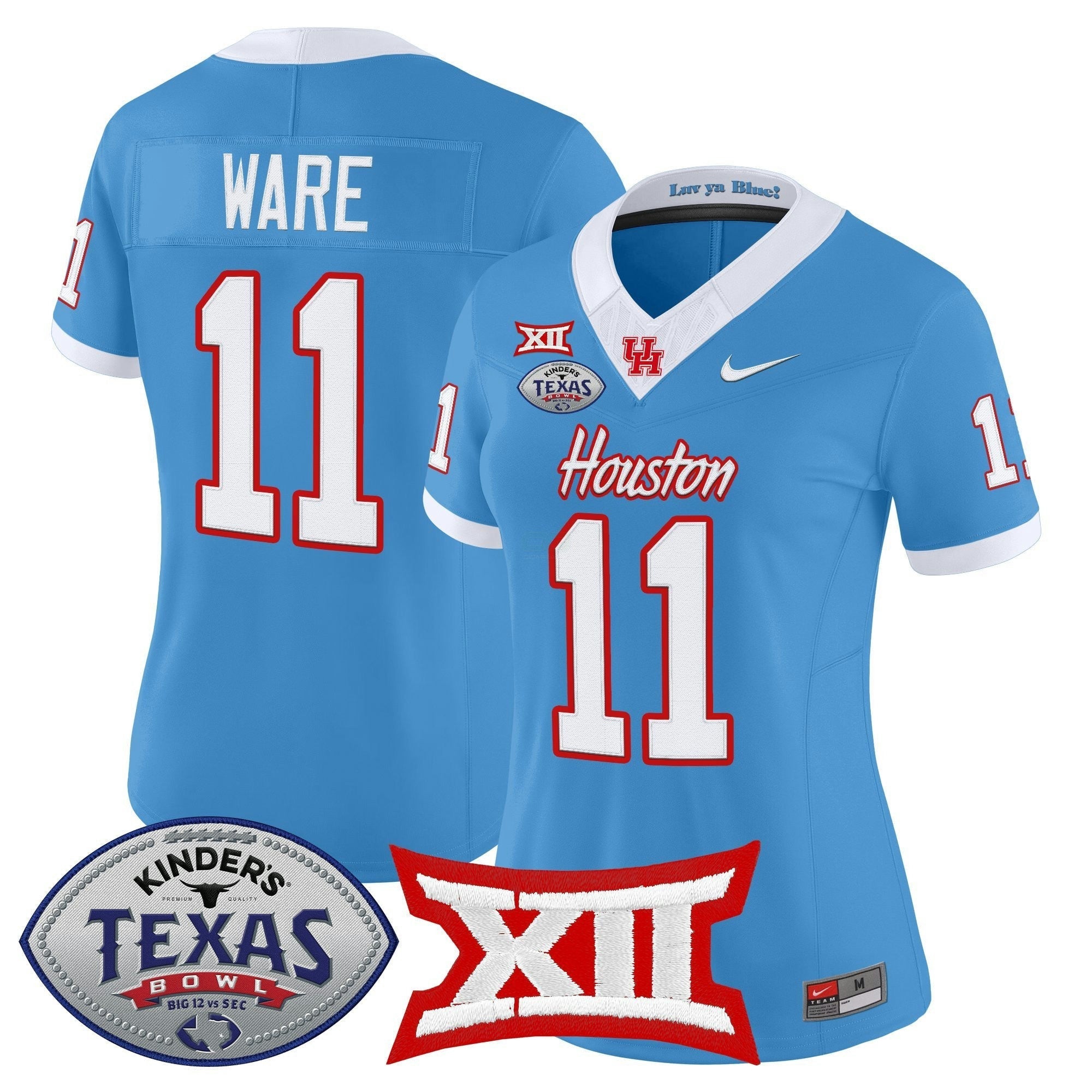 Camisa NCAA Women's 2025 Texas Bowl Vapor Limited Jersey