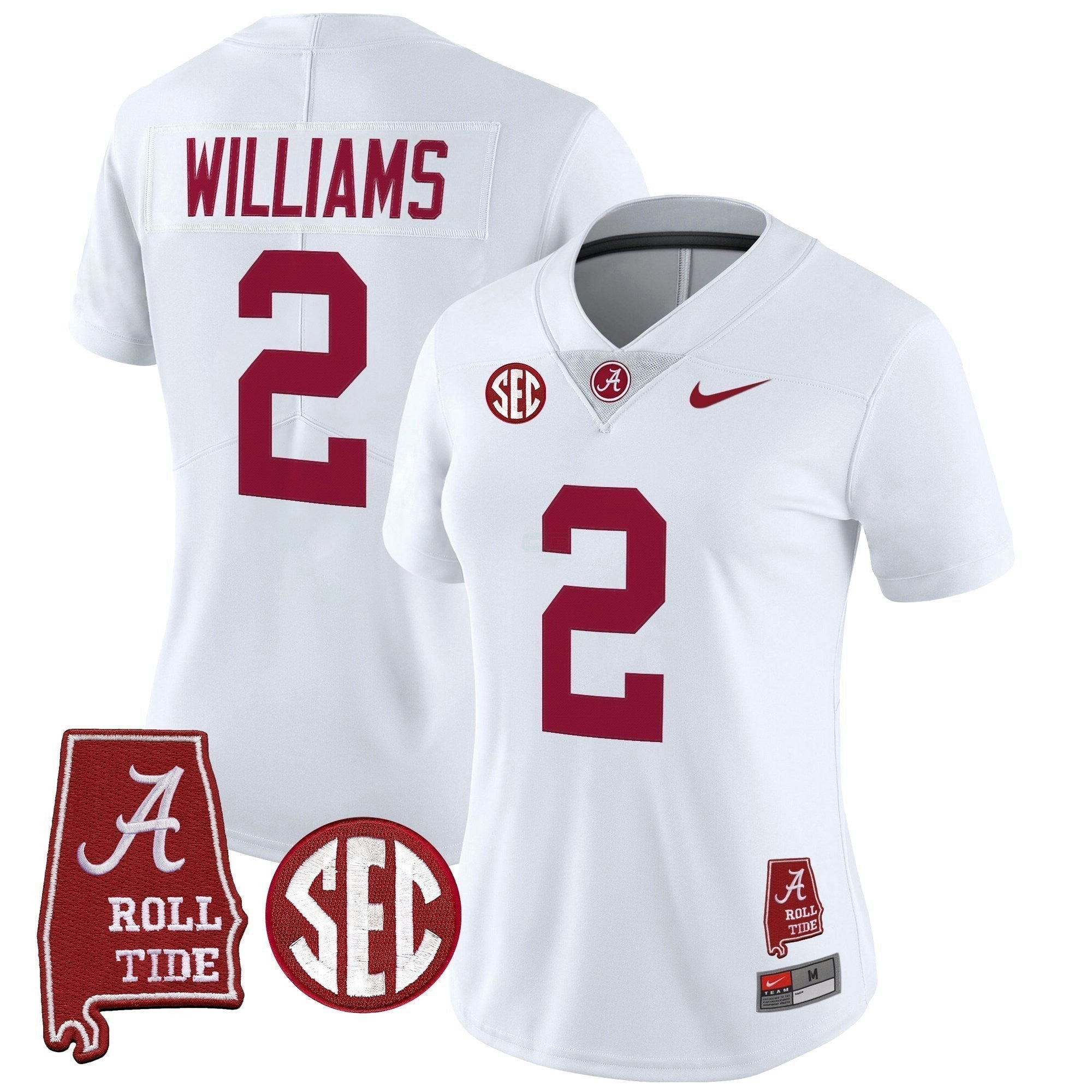 Camisa NCAA Women's 2025 Vapor Limited Jersey - Alabama Map