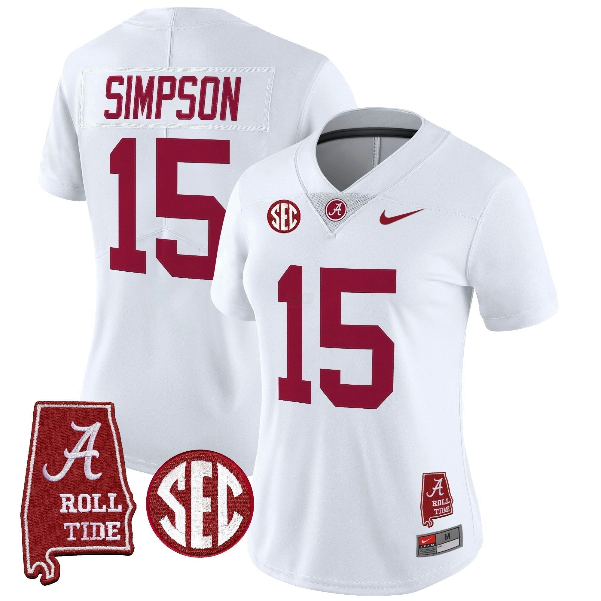 Camisa NCAA Women's 2025 Vapor Limited Jersey - Alabama Map