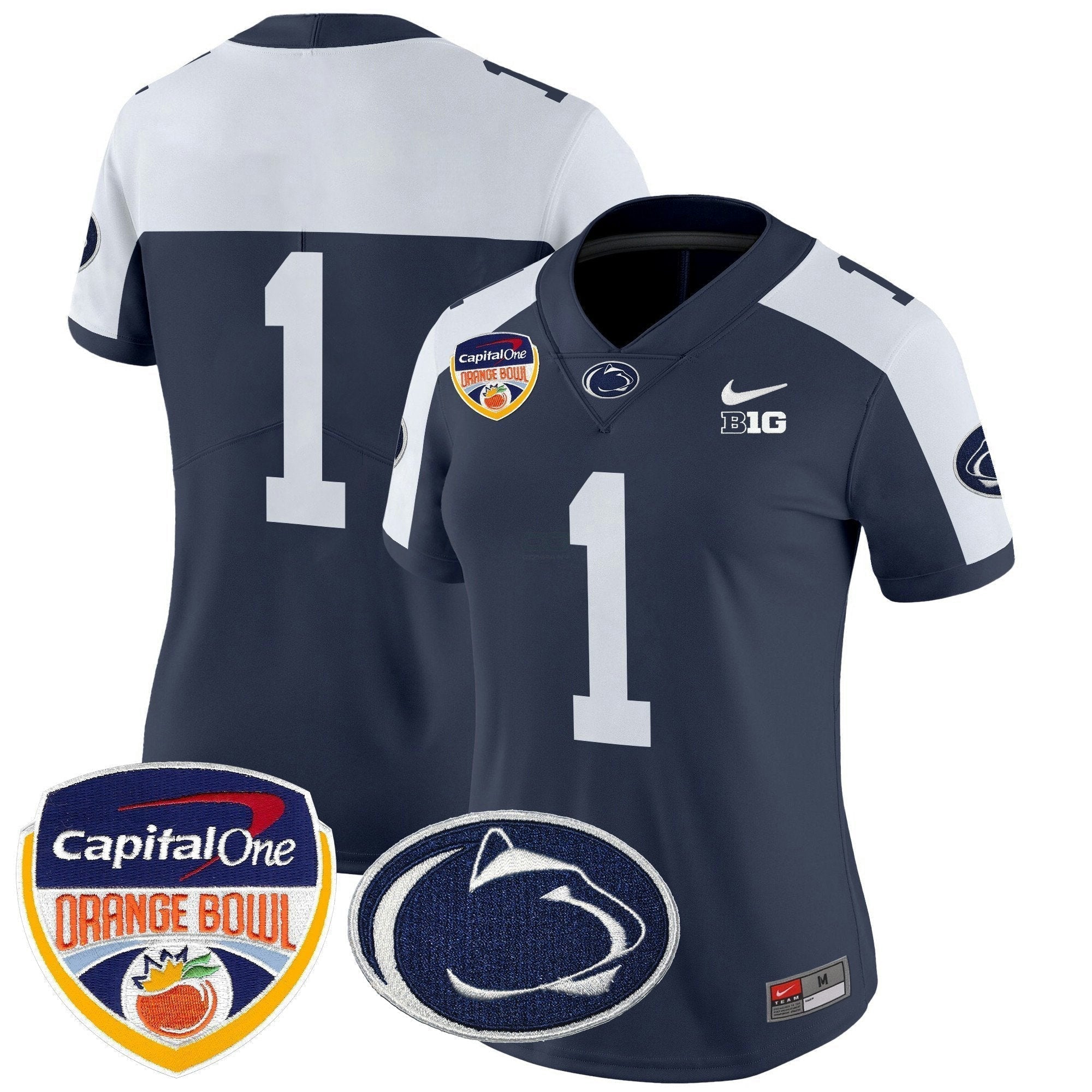 Camisa NCAA Women's Orange Bowl Patch Vapor Limited Jersey V2