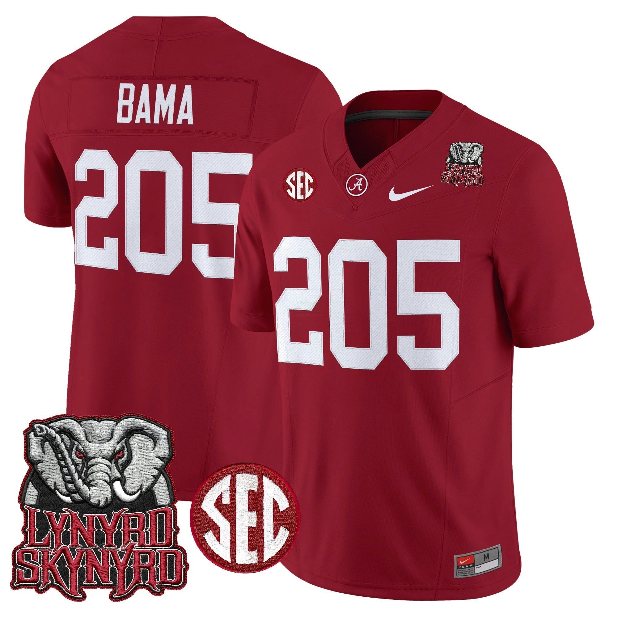 Camisa NCAA x Lynyrd Skynyrd Vapor Limited Jersey - Alabama Map