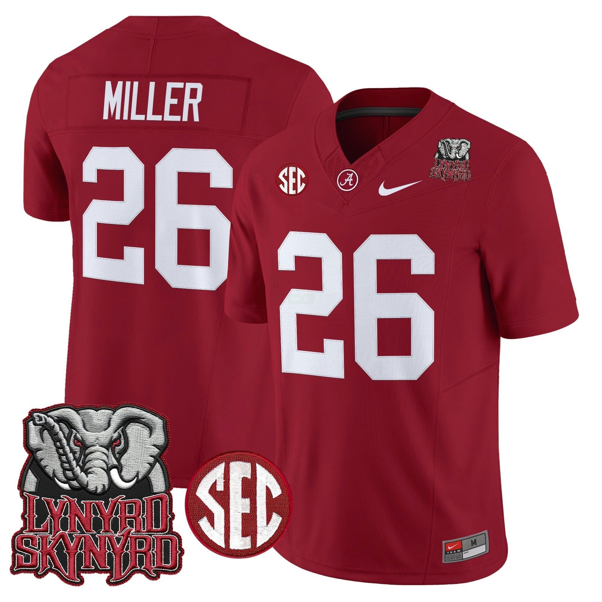 Camisa NCAA x Lynyrd Skynyrd Vapor Limited Jersey - Alabama Map