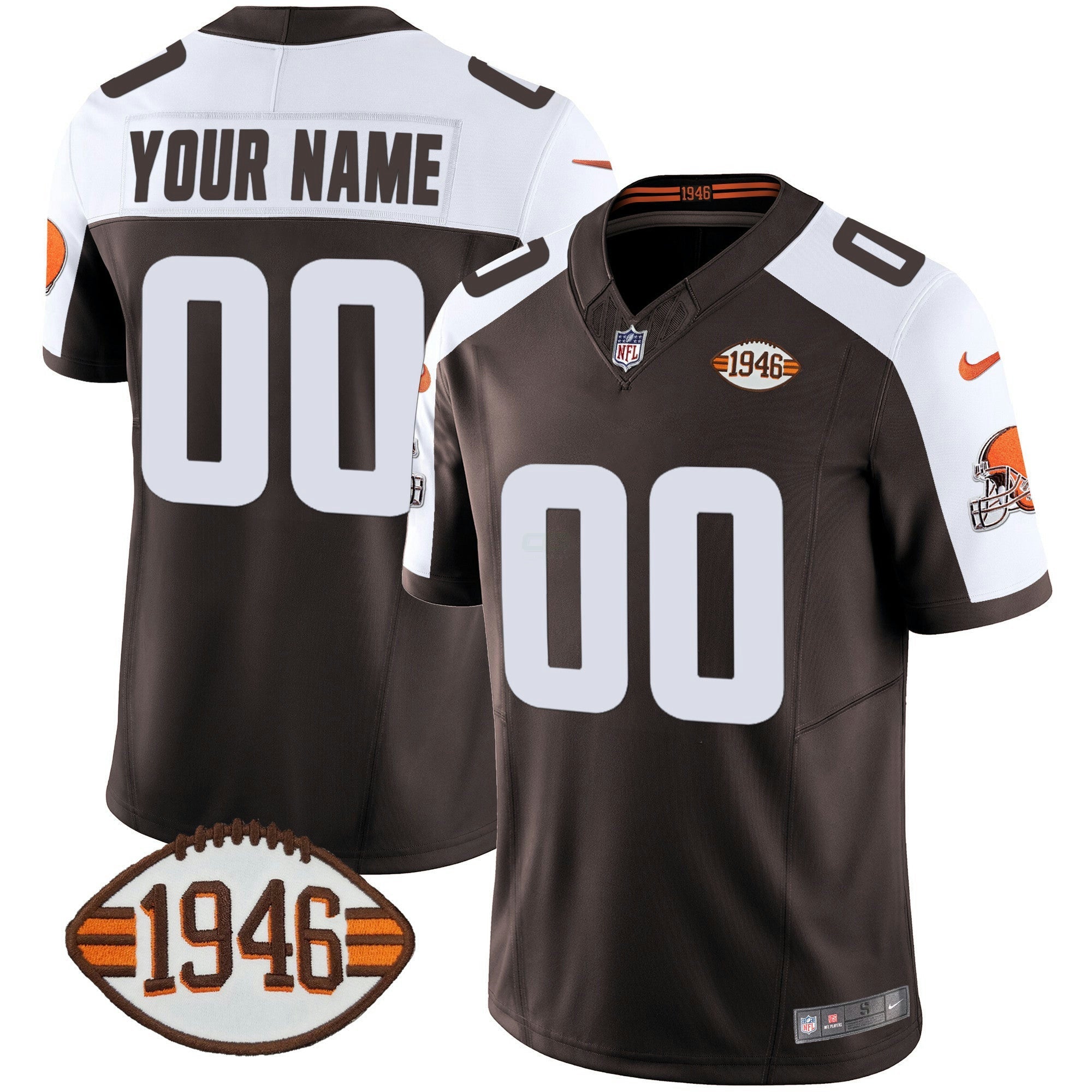 Camisa NFL 1946 75th Anniversary Patch Jersey