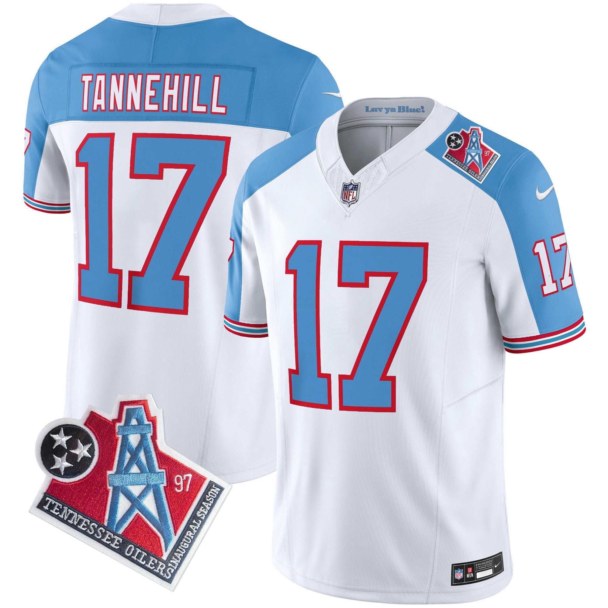 Camisa NFL 1997 Throwback Branca Alternativa Limited Vapor Jersey