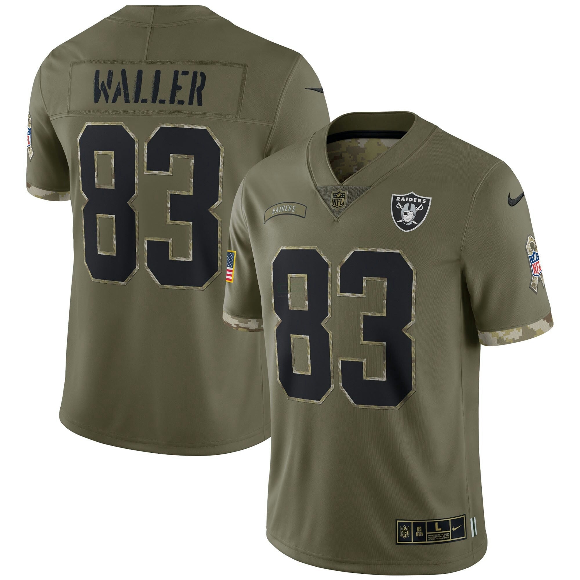 Camisa NFL 2022 Salute To Service Retired Player Limited – Olive