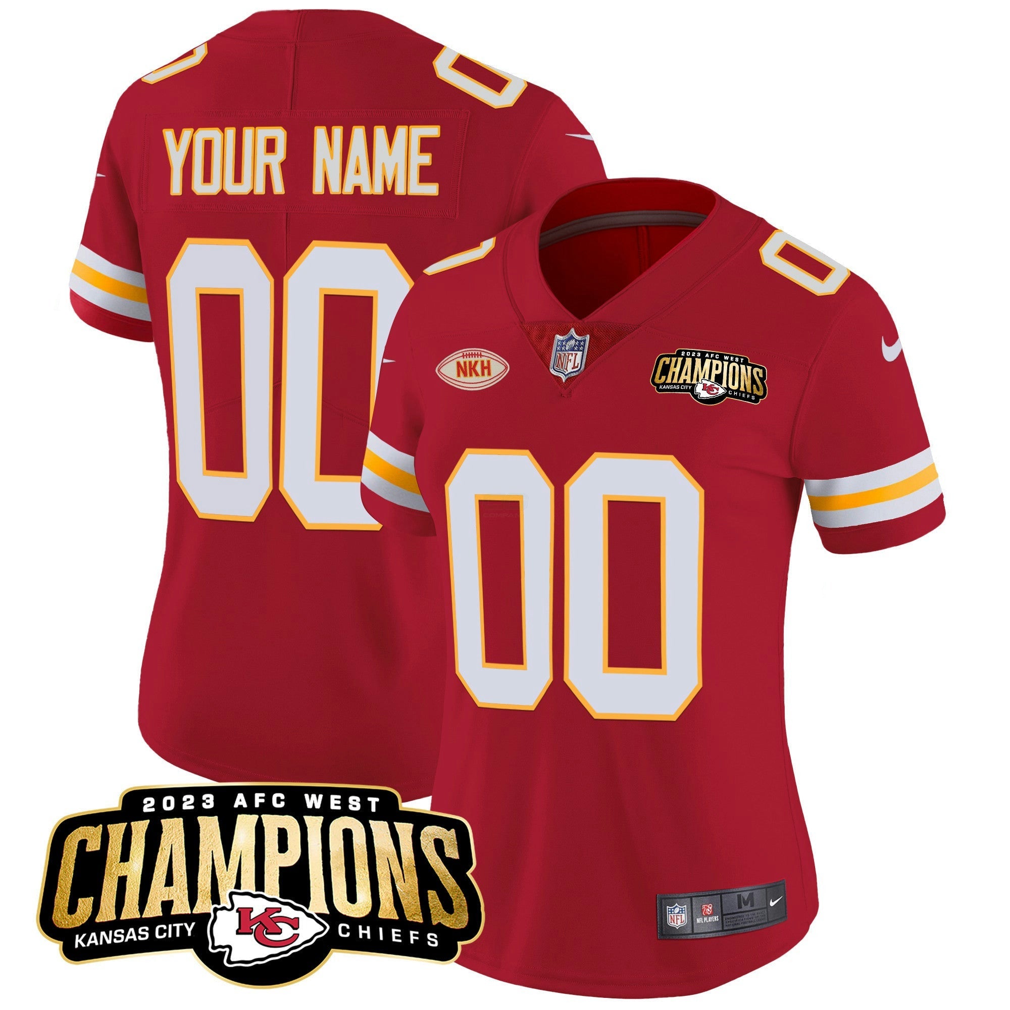 Camisa NFL 2023 AFC West Champions Patch Vapor Limited Jersey