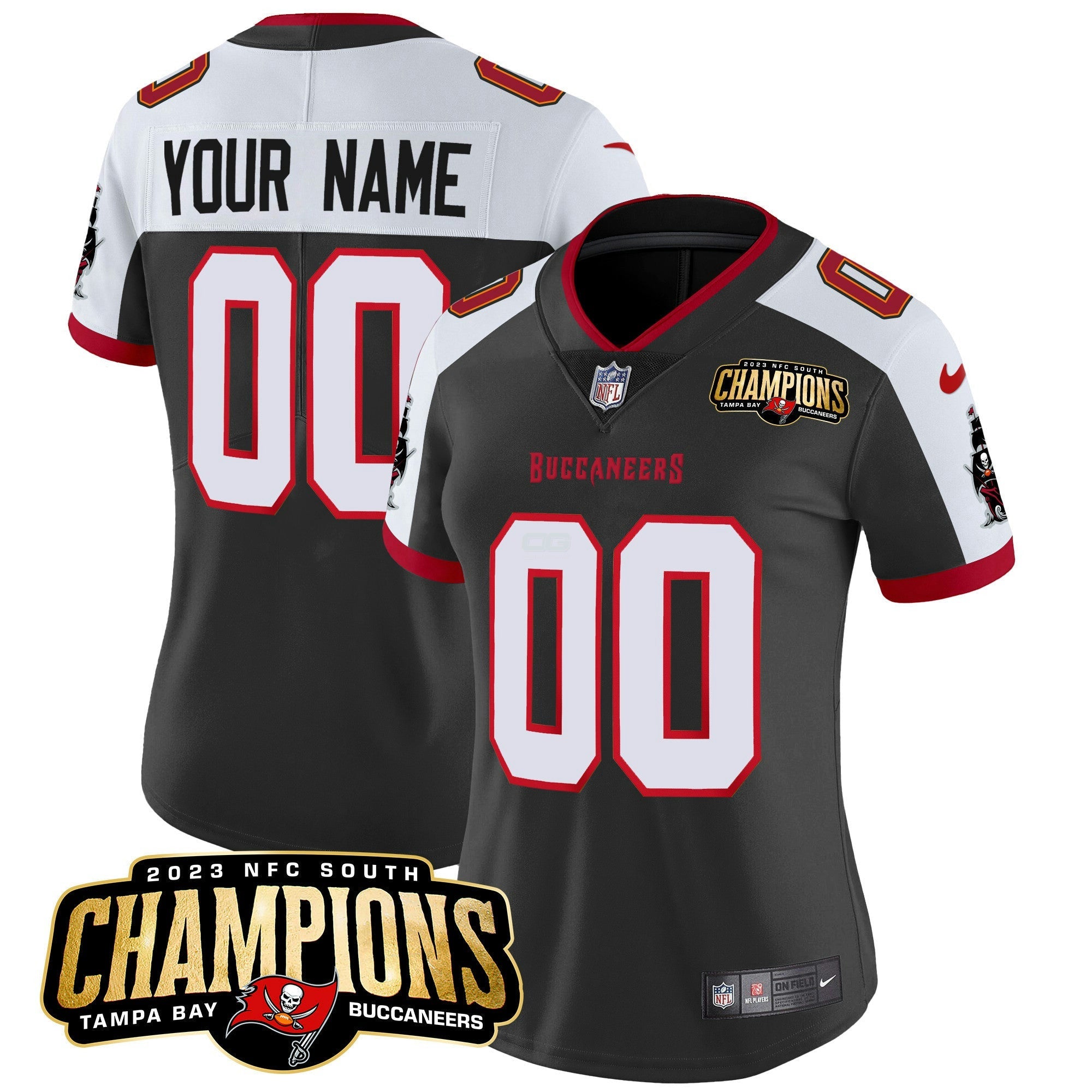 Camisa NFL 2023 NFC South Champions Patch Vapor Jersey
