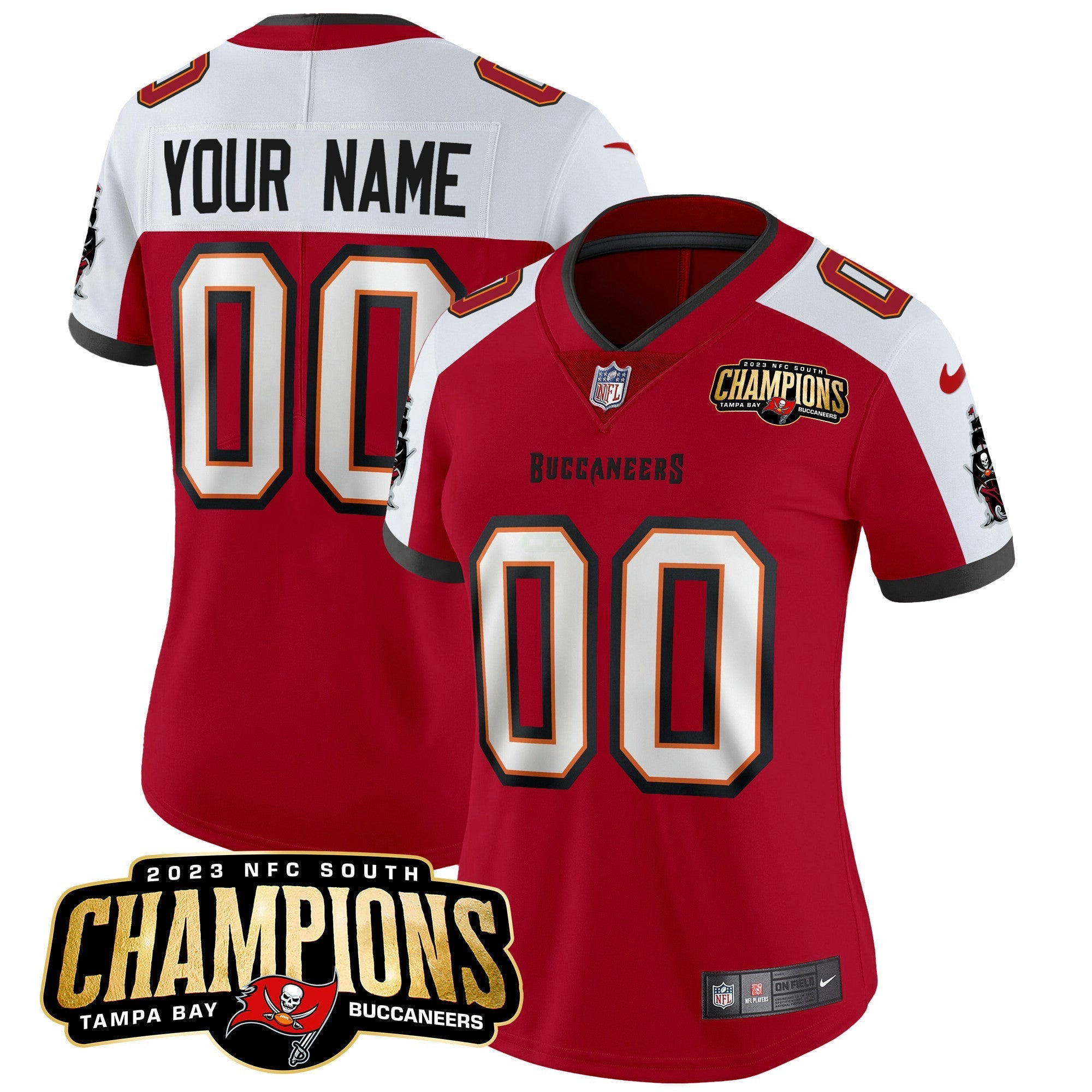 Camisa NFL 2023 NFC South Champions Patch Vapor Jersey