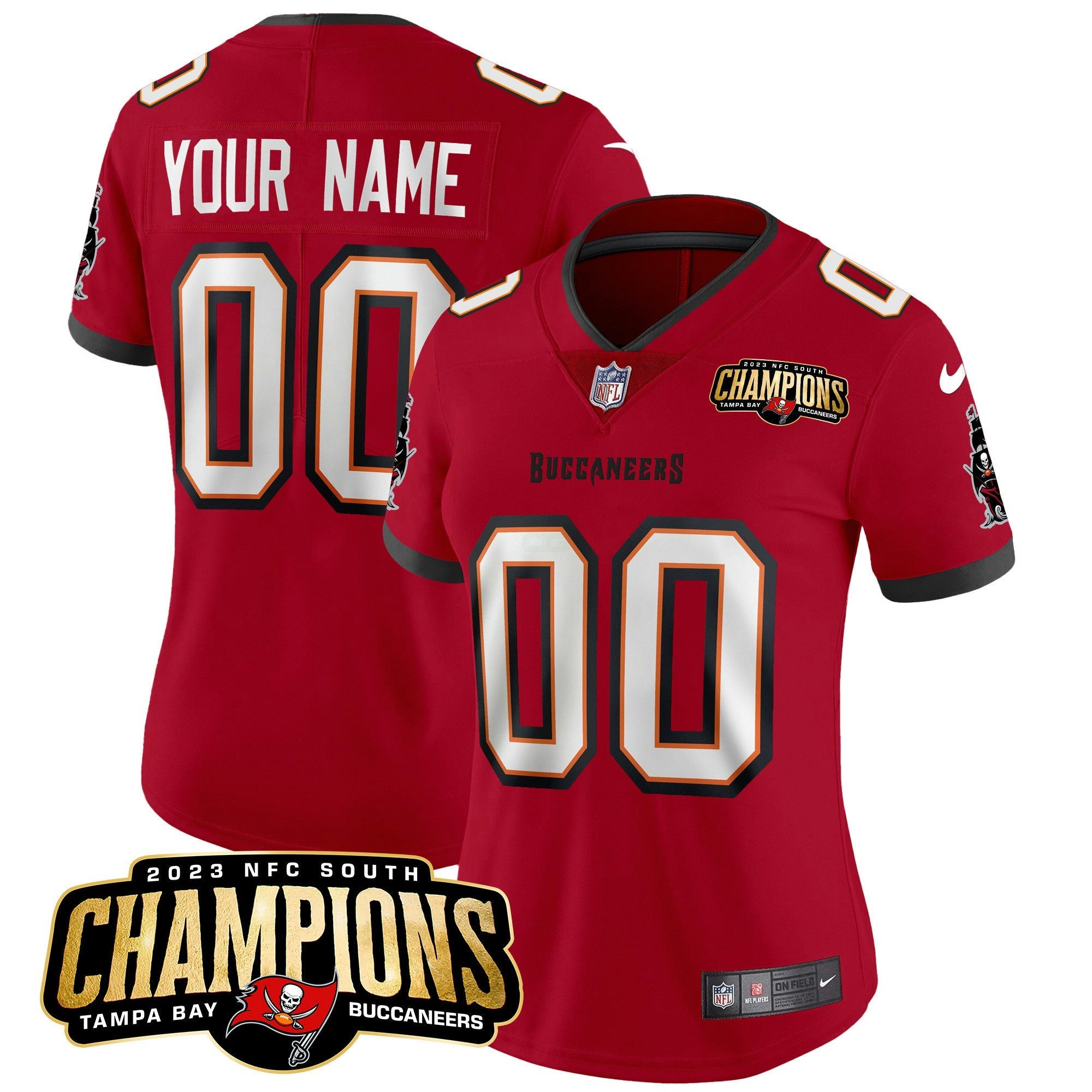 Camisa NFL 2023 NFC South Champions Patch Vapor Jersey