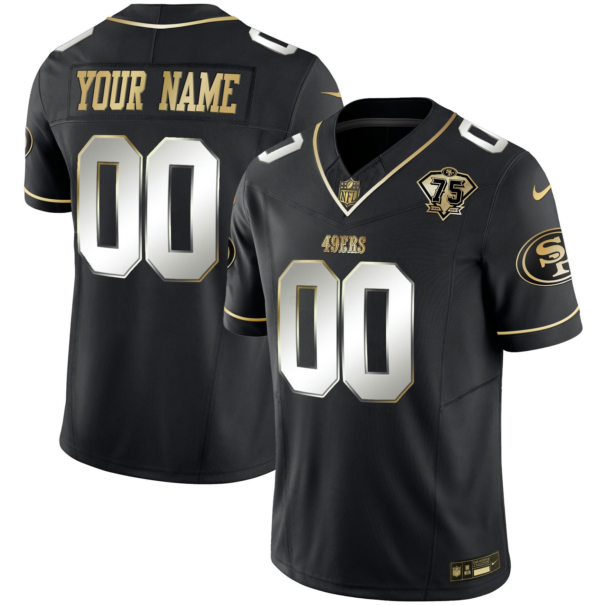 Camisa NFL 2023 Vapor Dourada Limited Jersey