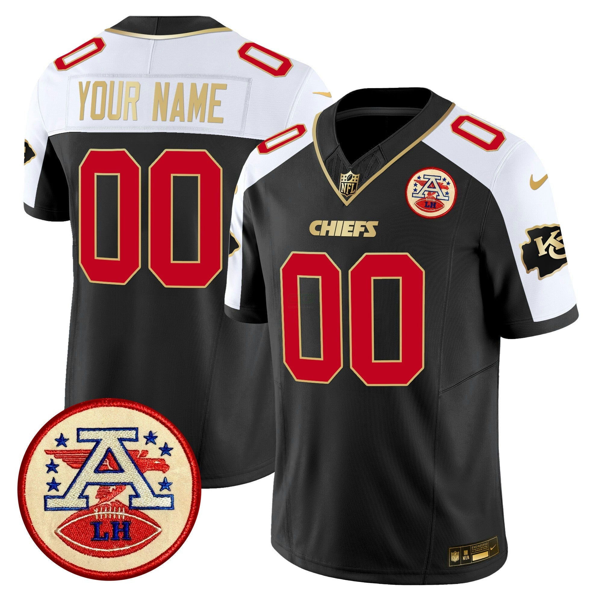Camisa NFL 2024 Lamar Hunt Patch Vapor Limited Jersey