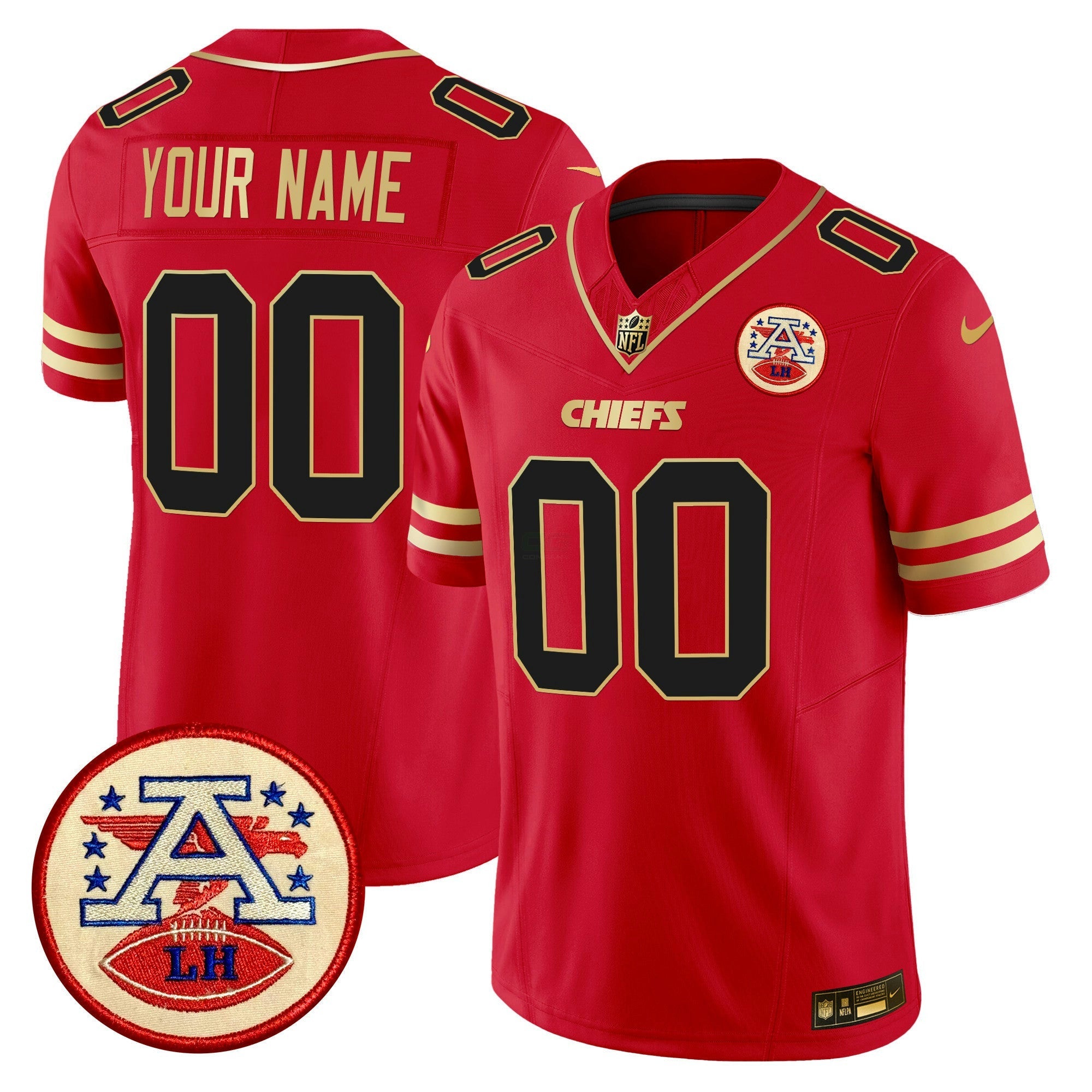 Camisa NFL 2024 Lamar Hunt Patch Vapor Limited Jersey