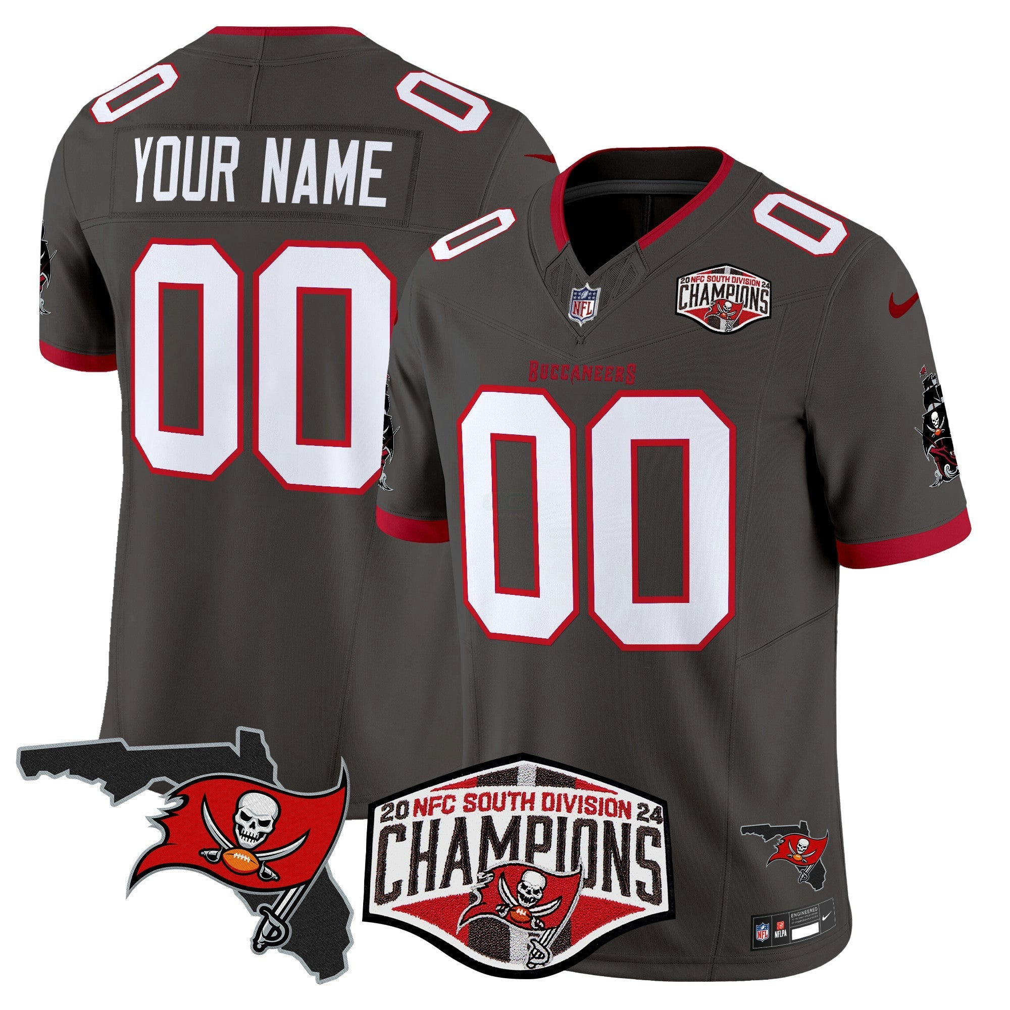 Camisa NFL 2024 NFC South Division Champions Patch Vapor Limited Jersey