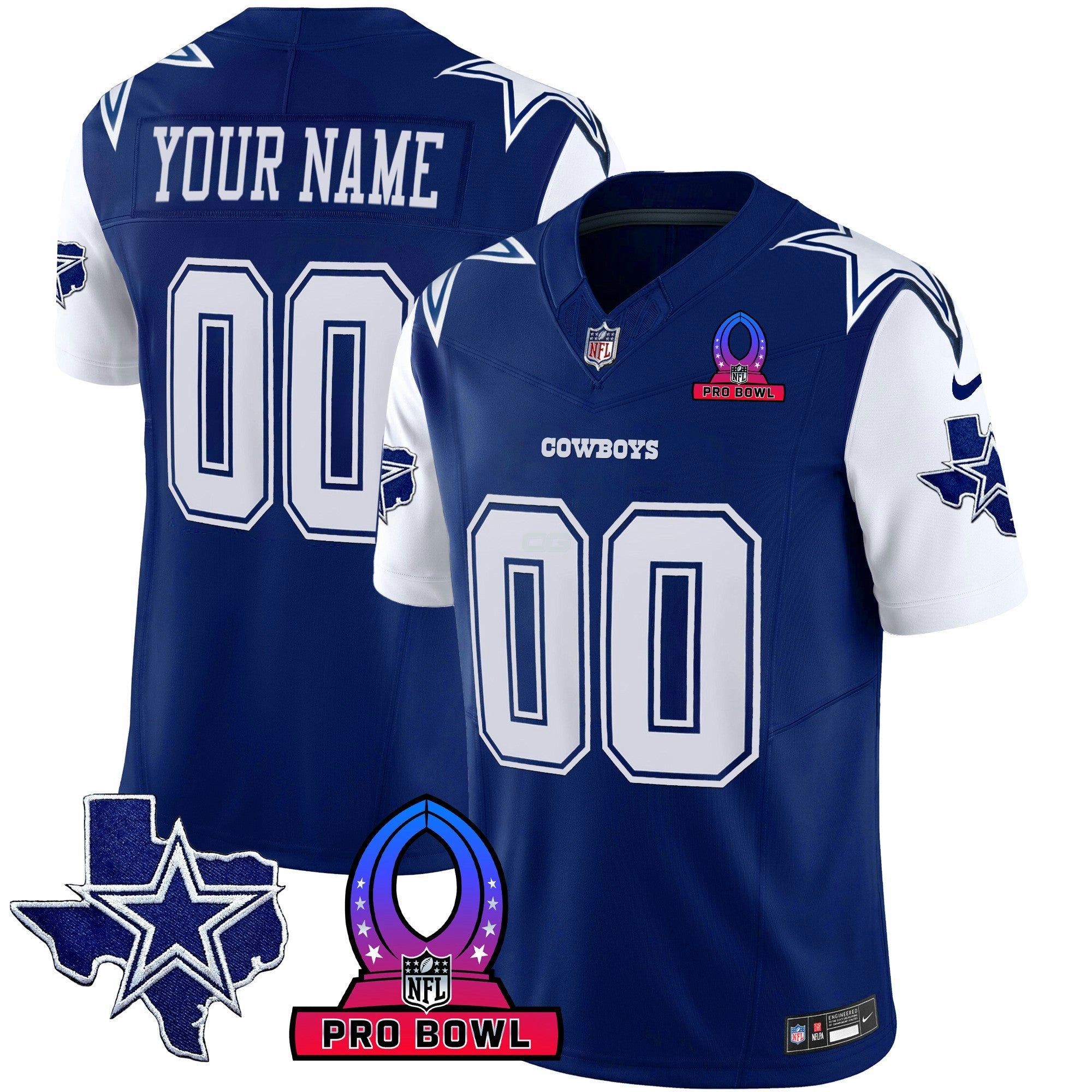 Camisa NFL 2024 Pro Bowl Patch Vapor Jersey