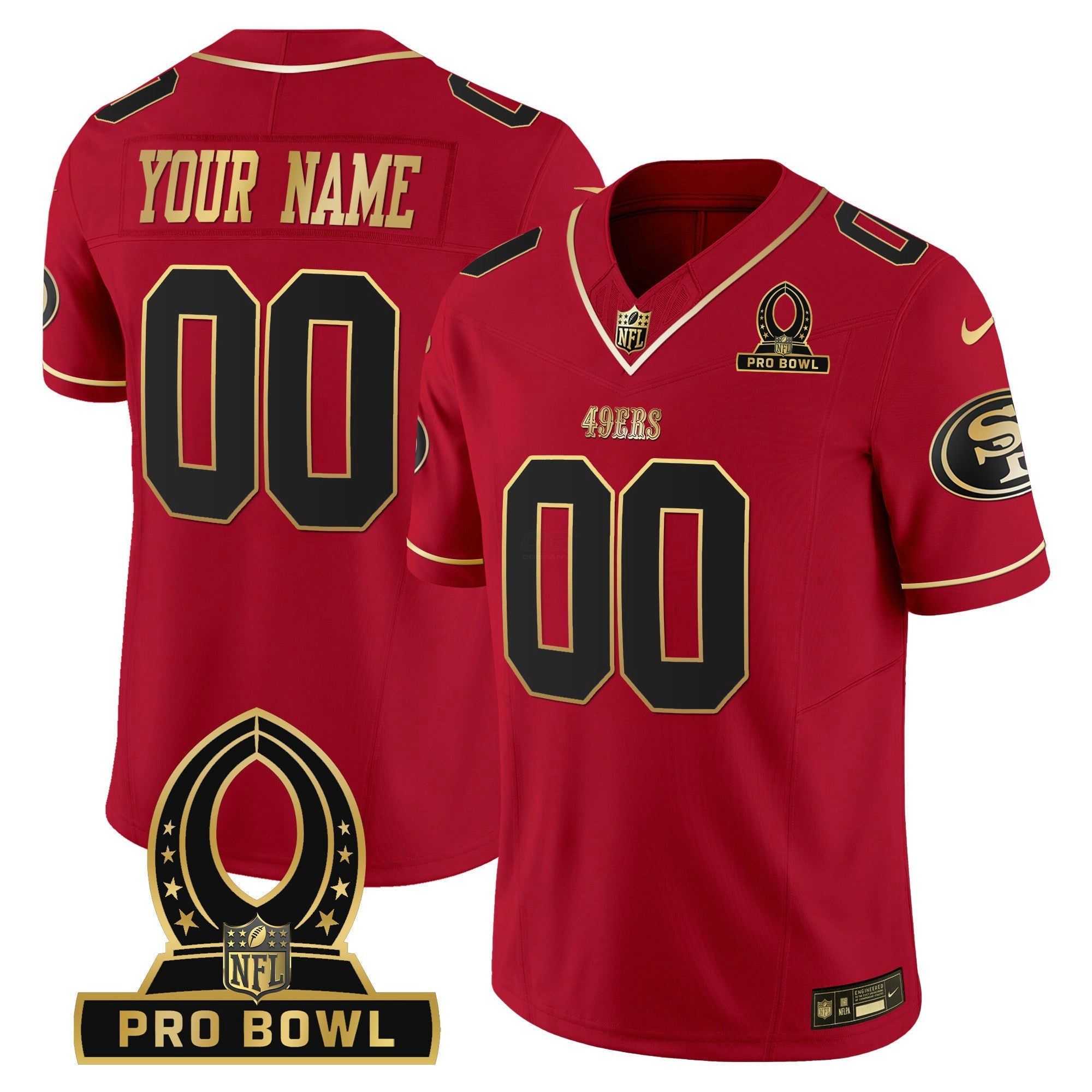 Camisa NFL 2024 Pro Bowl Patch Vapor Jersey