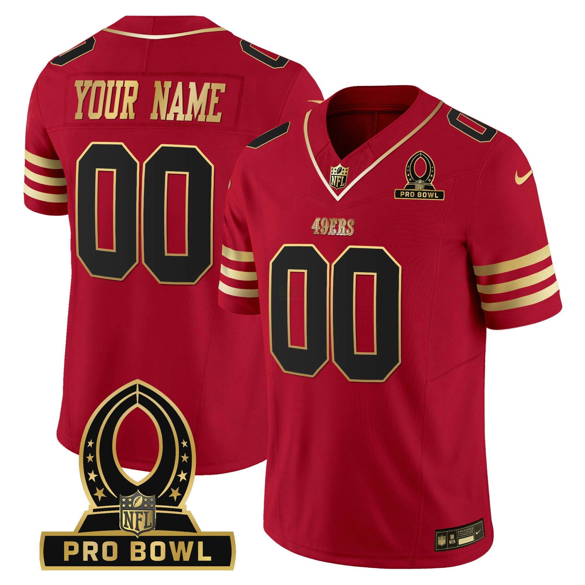 Camisa NFL 2024 Pro Bowl Patch Vapor Jersey