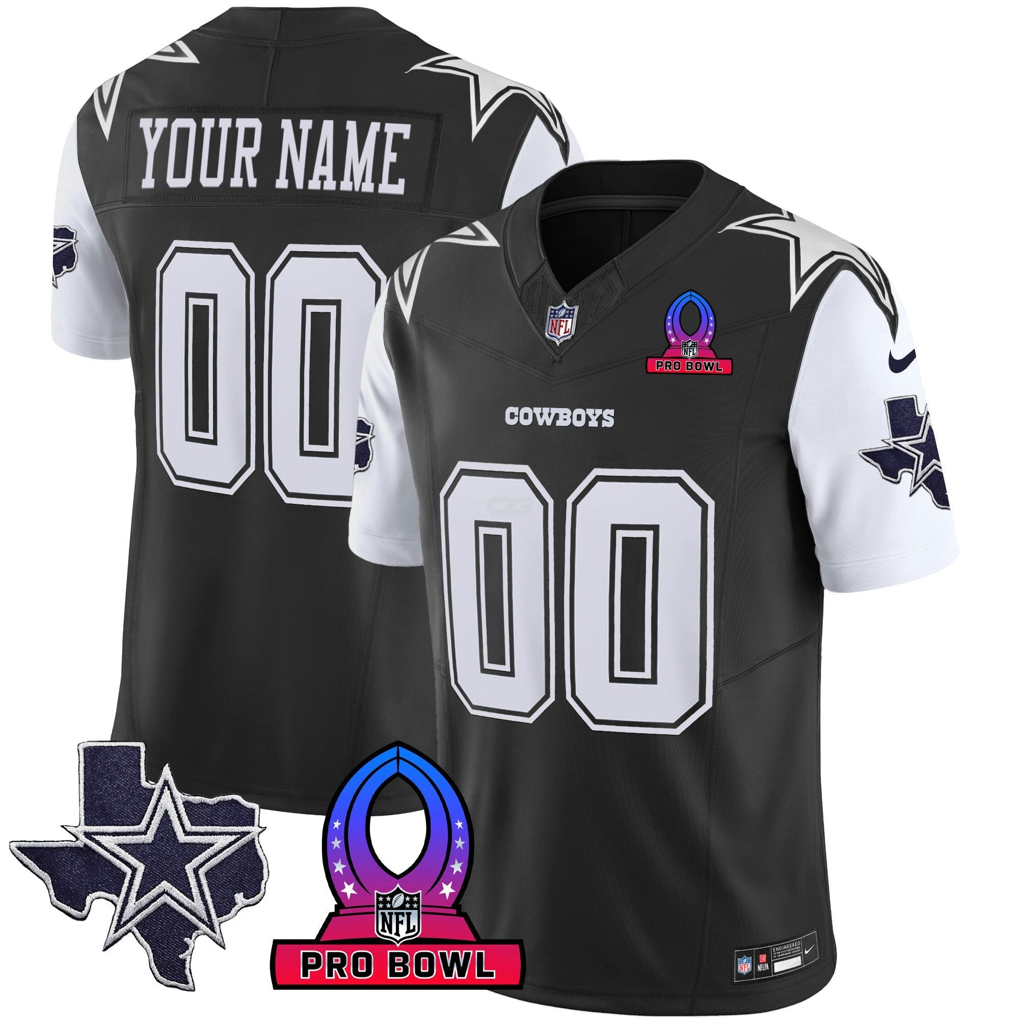 Camisa NFL 2024 Pro Bowl Patch Vapor Jersey
