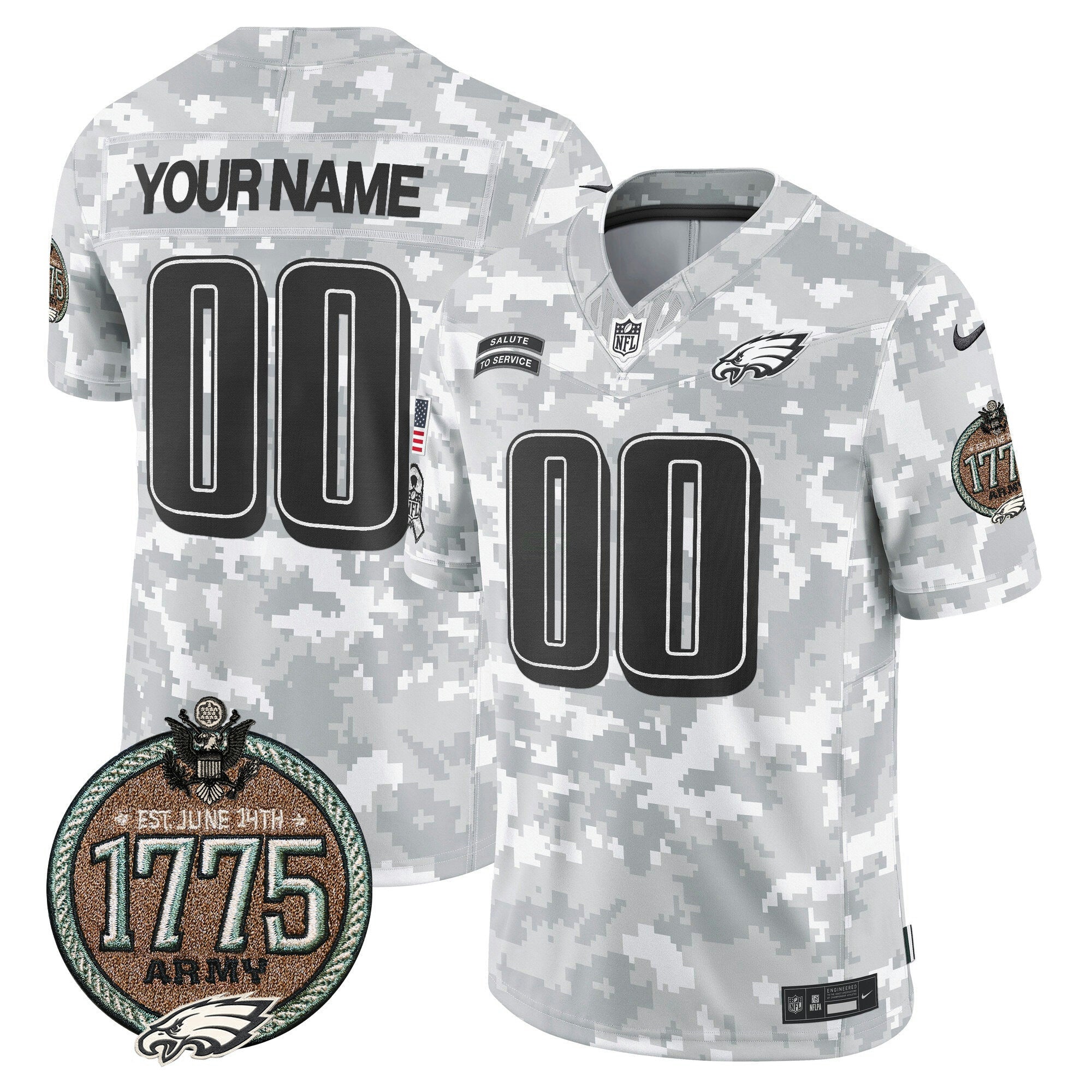 Camisa NFL 2024 Salute to Service Establishment Year Patch Vapor Limited Jersey