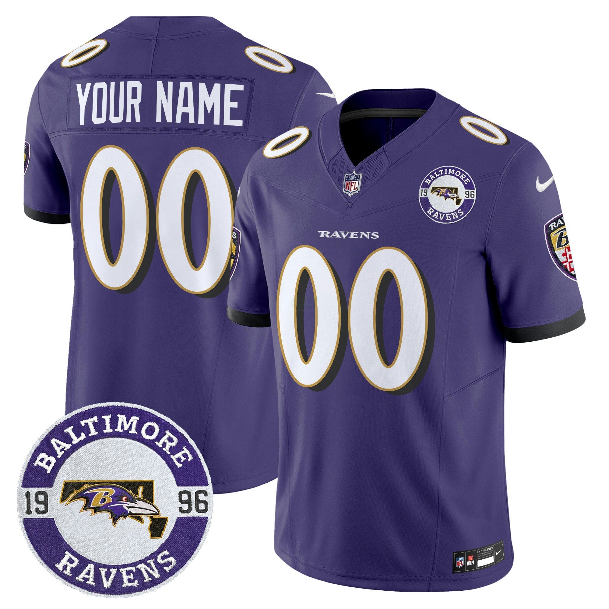 Camisa NFL 2024 Vapor Limited Jersey – Est. 1996 Patch