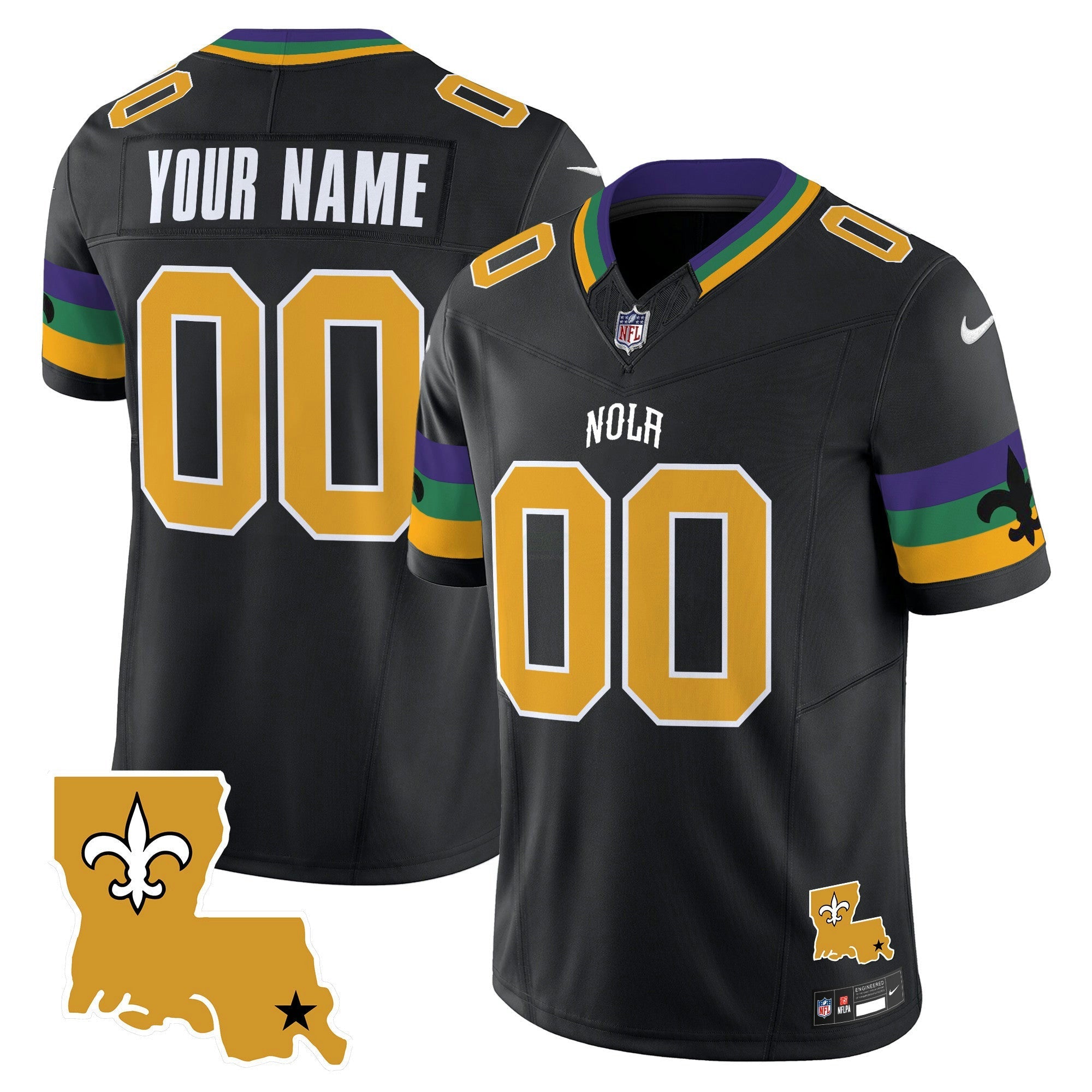 Camisa NFL 2025 New Orleans City Vapor Limited Jersey