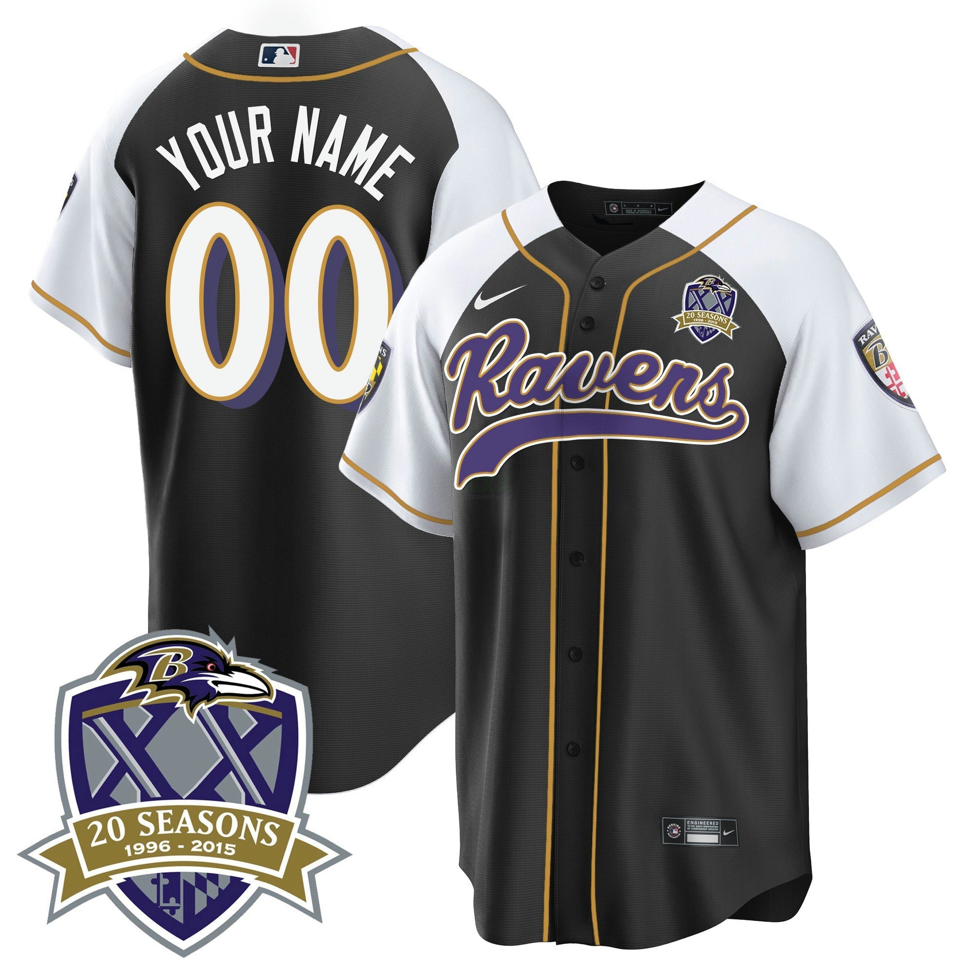 Camisa NFL 20th Season Patch Jersey