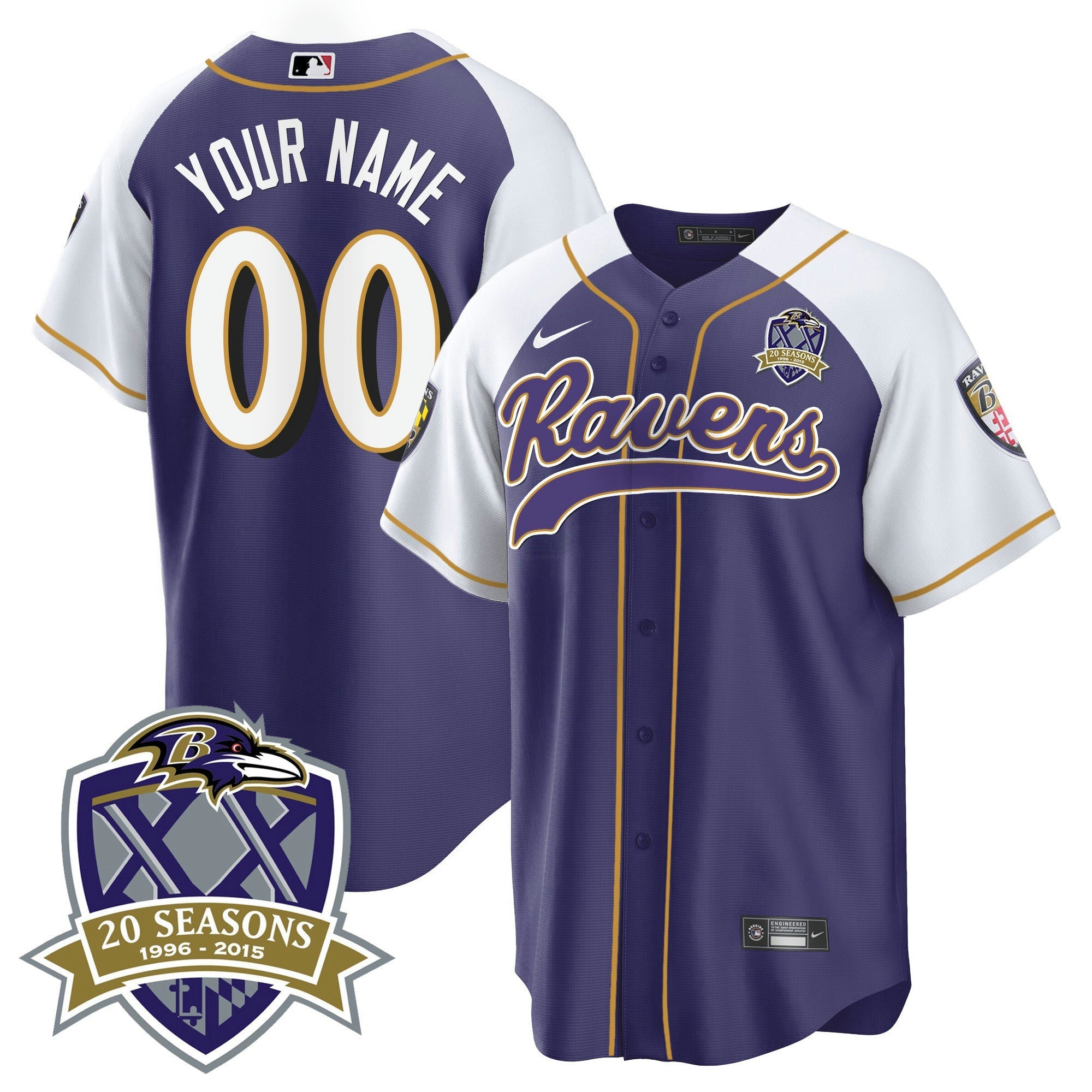 Camisa NFL 20th Season Patch Jersey