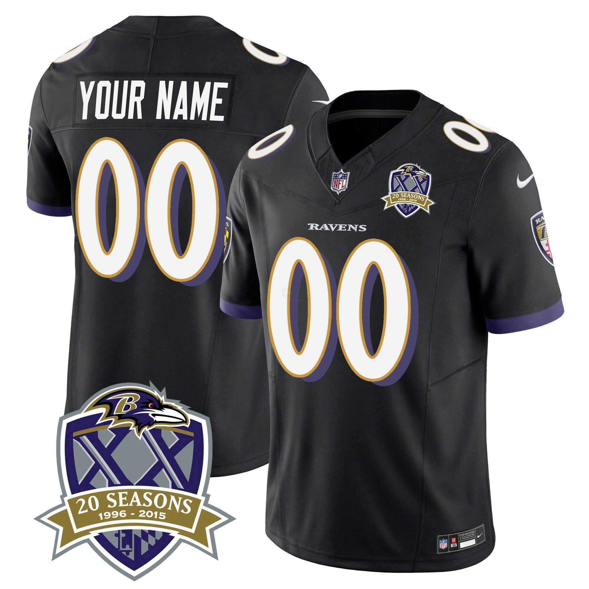 Camisa NFL 20th Season Patch Vapor Limited Jersey