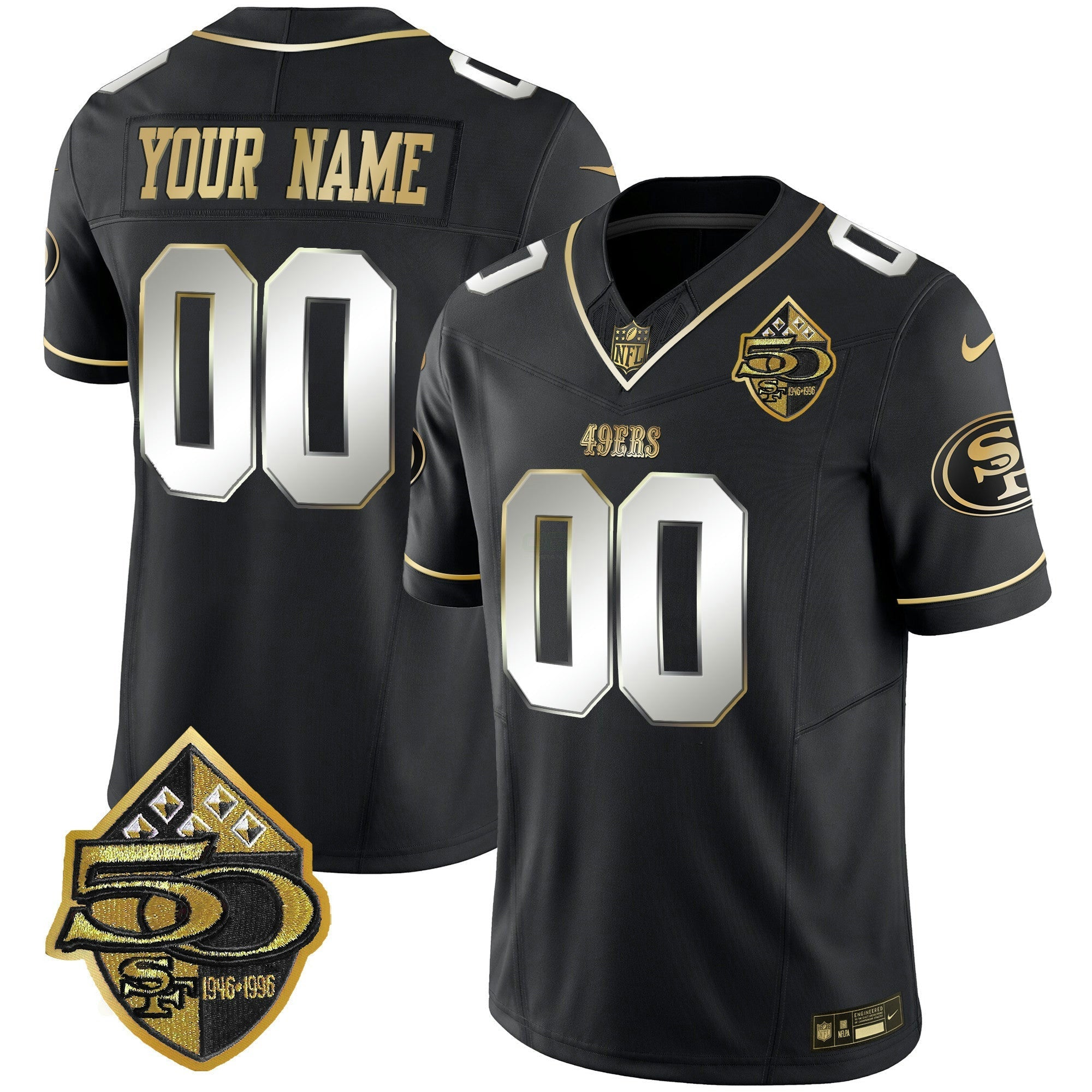 Camisa NFL 50th Anniversary Patch Vapor Limited Jersey