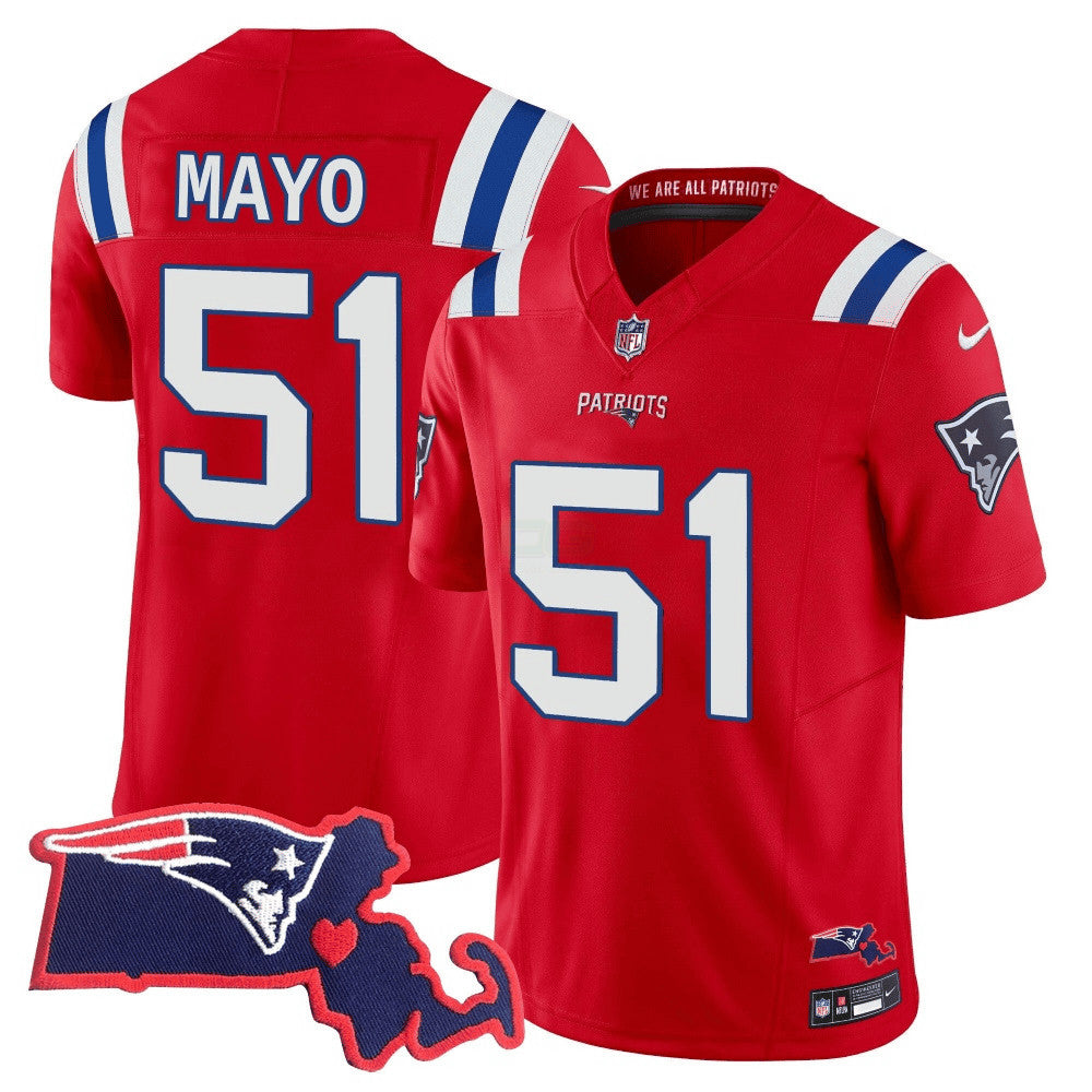 Camisa NFL #51 Jerod Mayo New England Limited Jersey