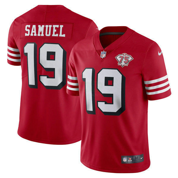 Camisa NFL 75th Anniversary Throwback Escarlate