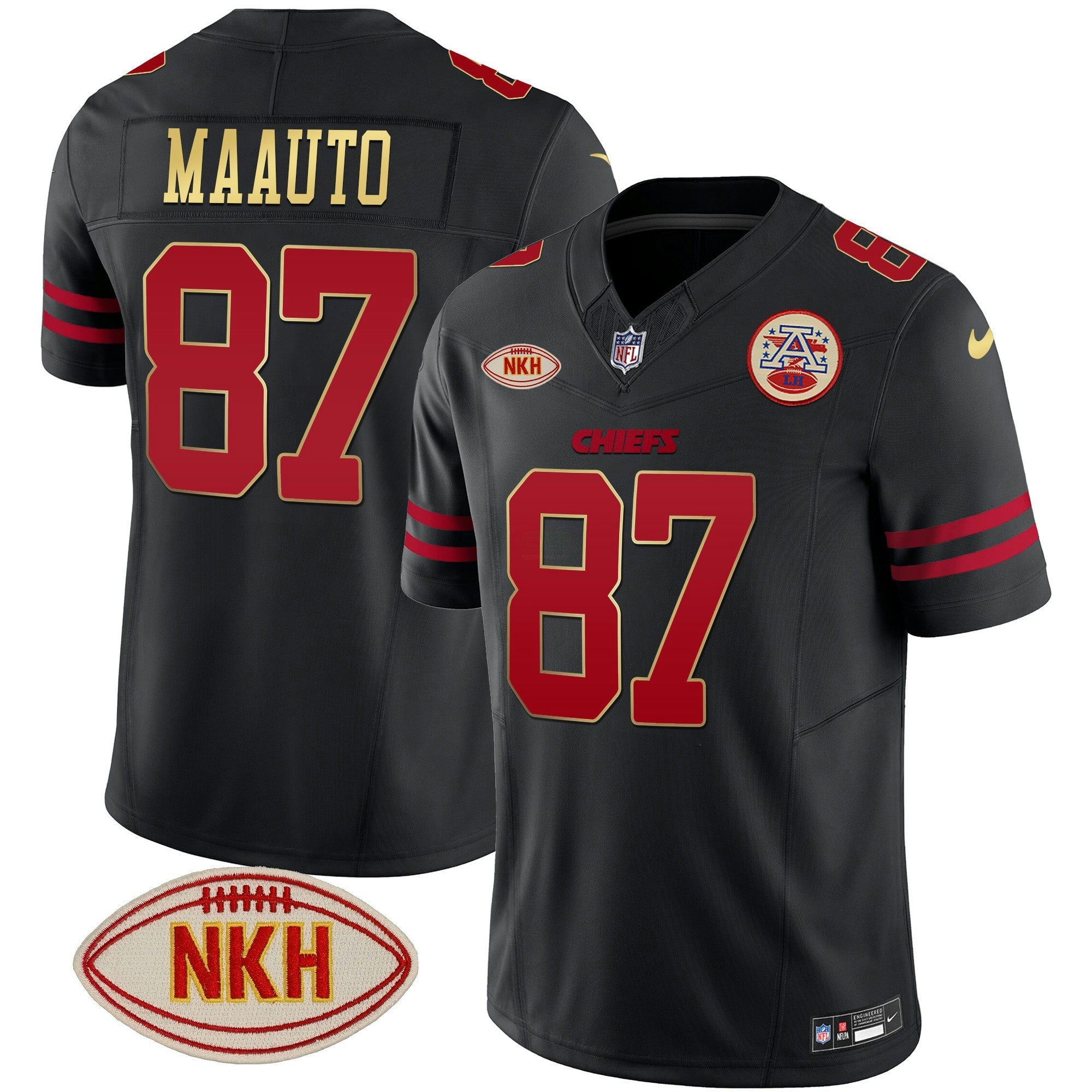 Camisa NFL #87 Travis Kelce Maauto Vapor Jersey