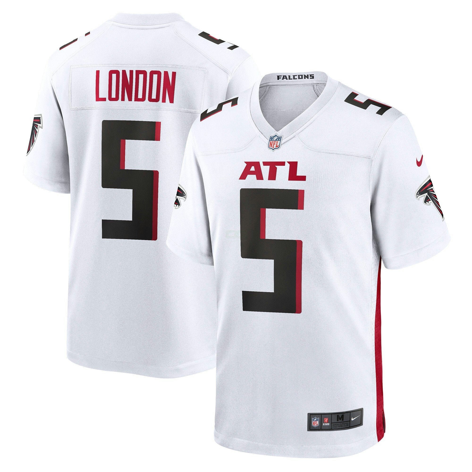 Camisa NFL Atlanta White Game Jersey