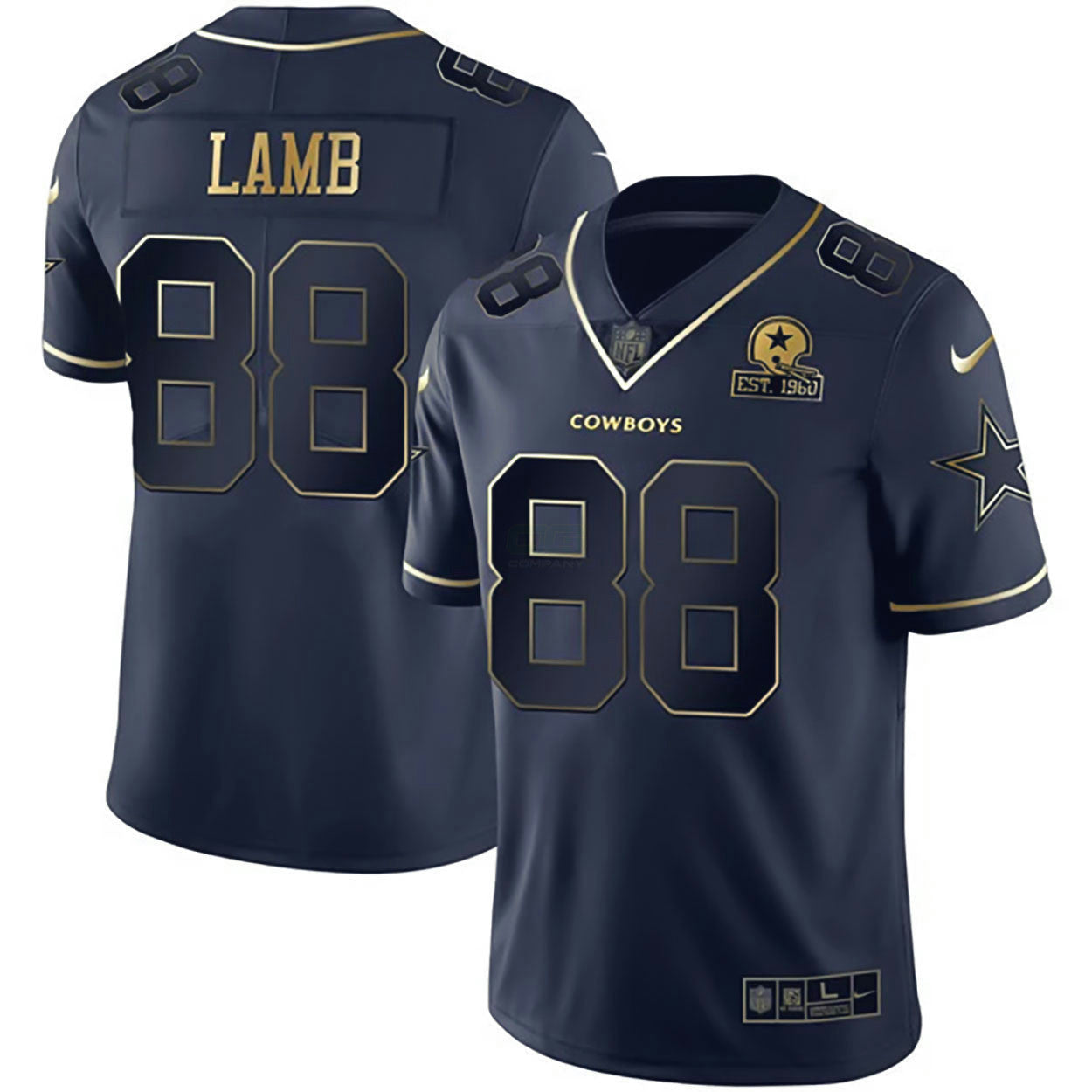 Camisa NFL Azul Marinho Dourada Collection