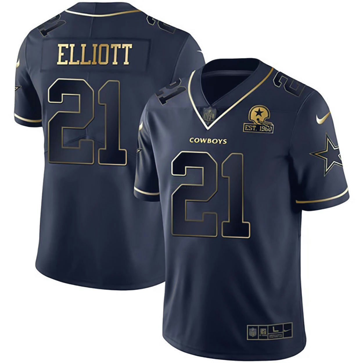 Camisa NFL Azul Marinho Dourada Collection