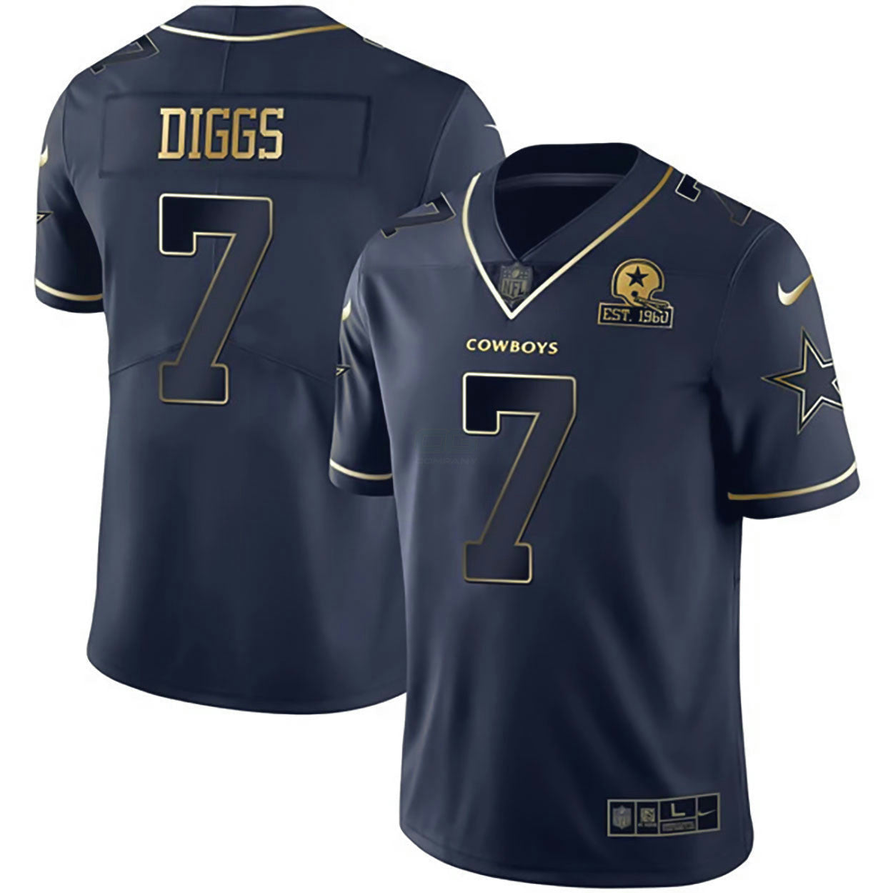Camisa NFL Azul Marinho Dourada Collection