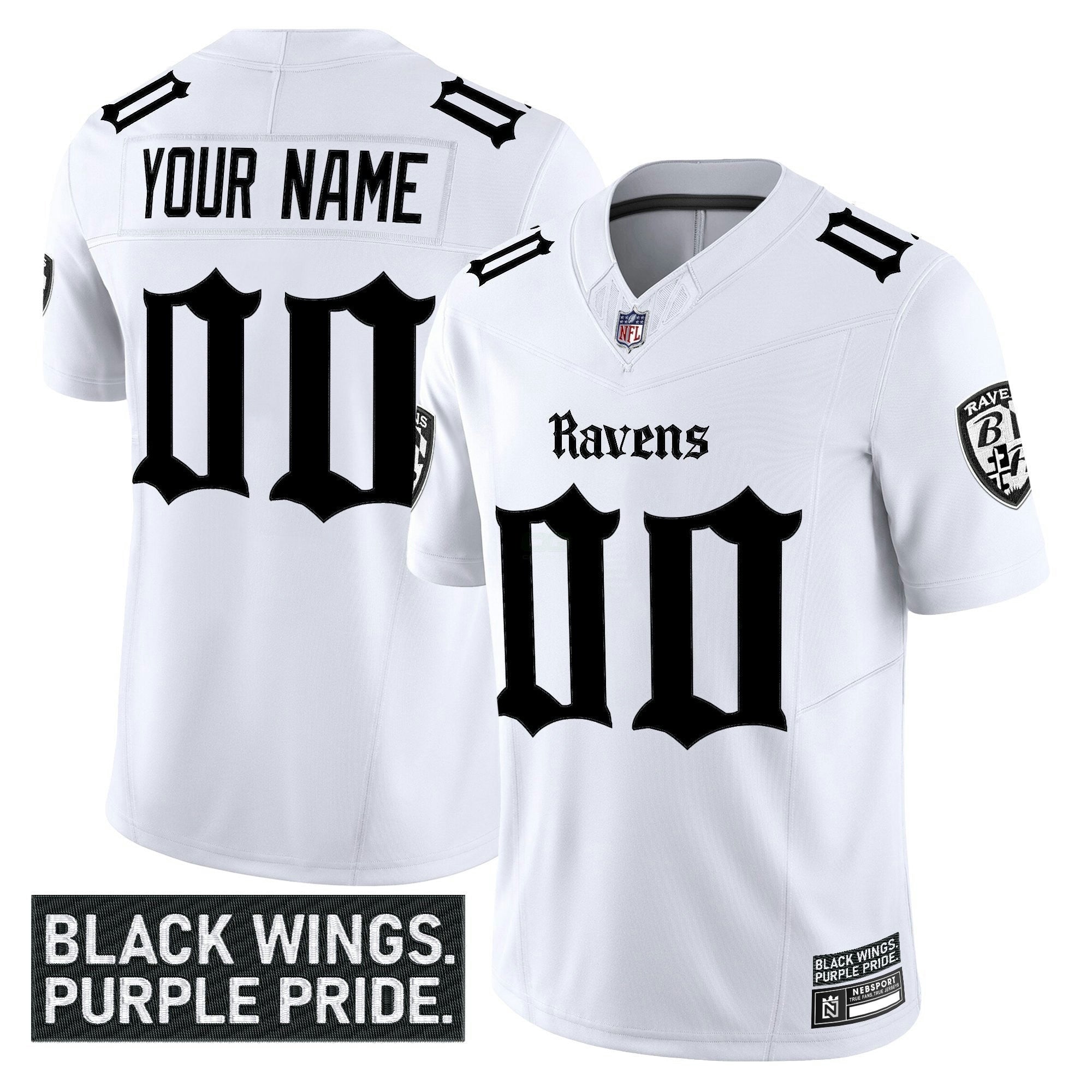 Camisa NFL Baltimore ‘Gothic Nevermore Edition’ Vapor Limited Jersey