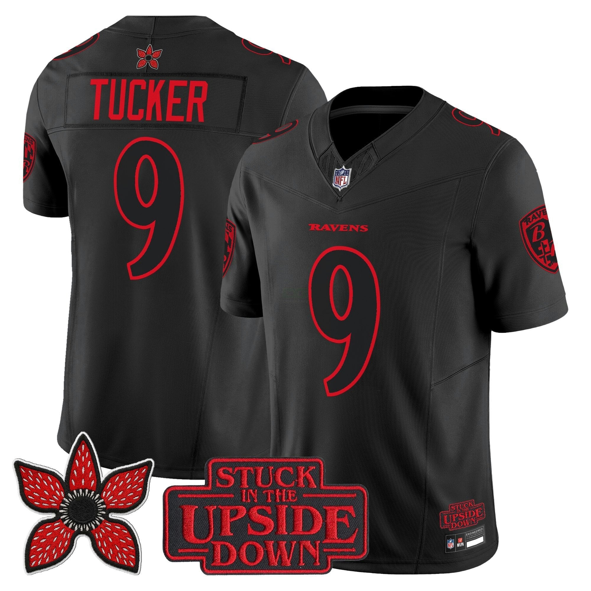 Camisa NFL Baltimore ‘Stranger Things Edition’ Vapor Limited Jersey